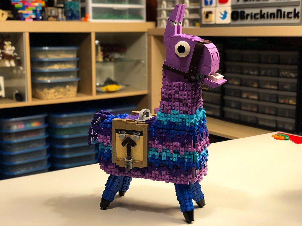 1024x768 LEGO Fortnite Loot Llama. Another super fun building projec