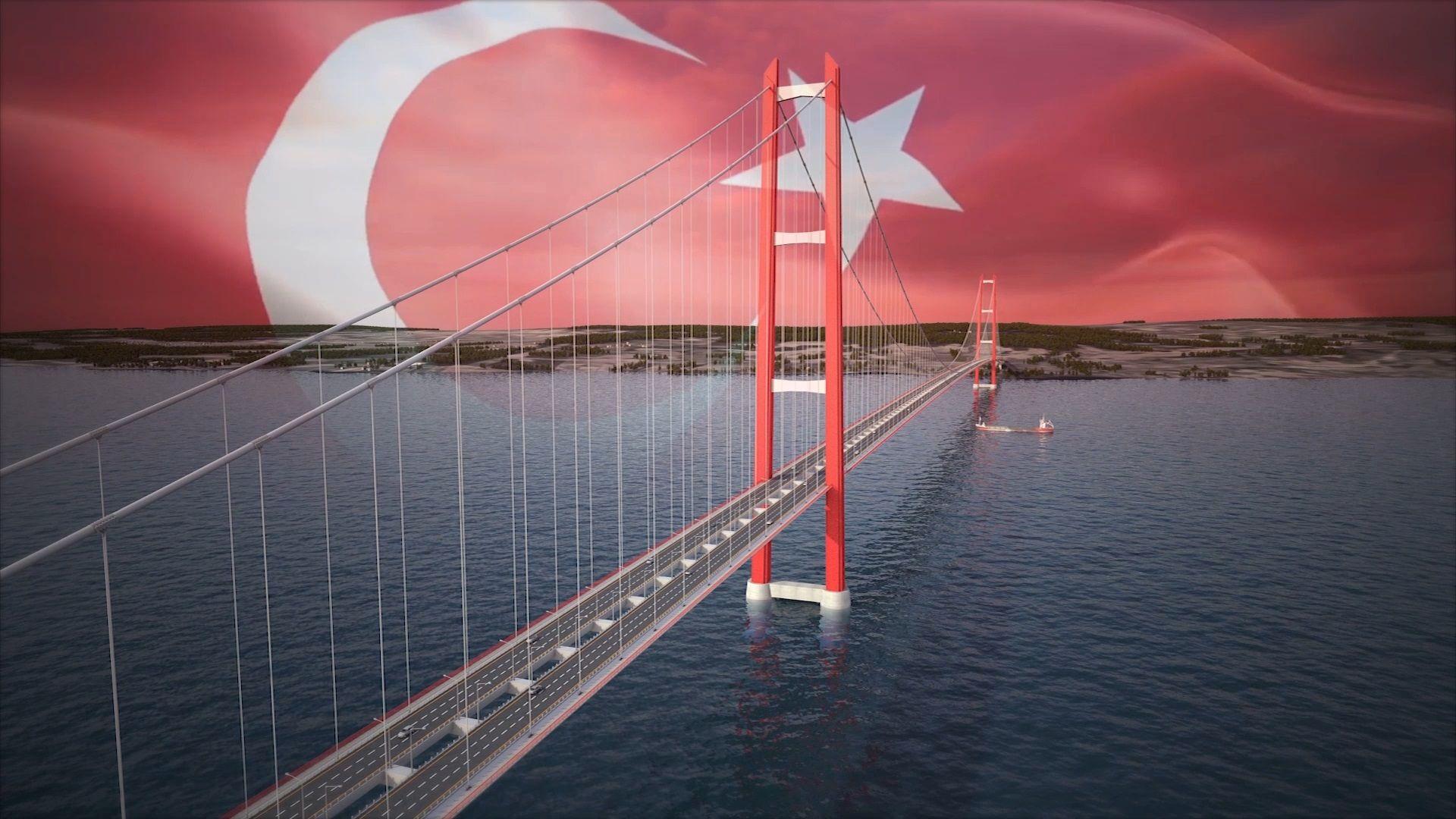 1920x1080 dünyanın En Uzun Asma Köprüsü' Olacak 1915 Çanakkaleünyanın En