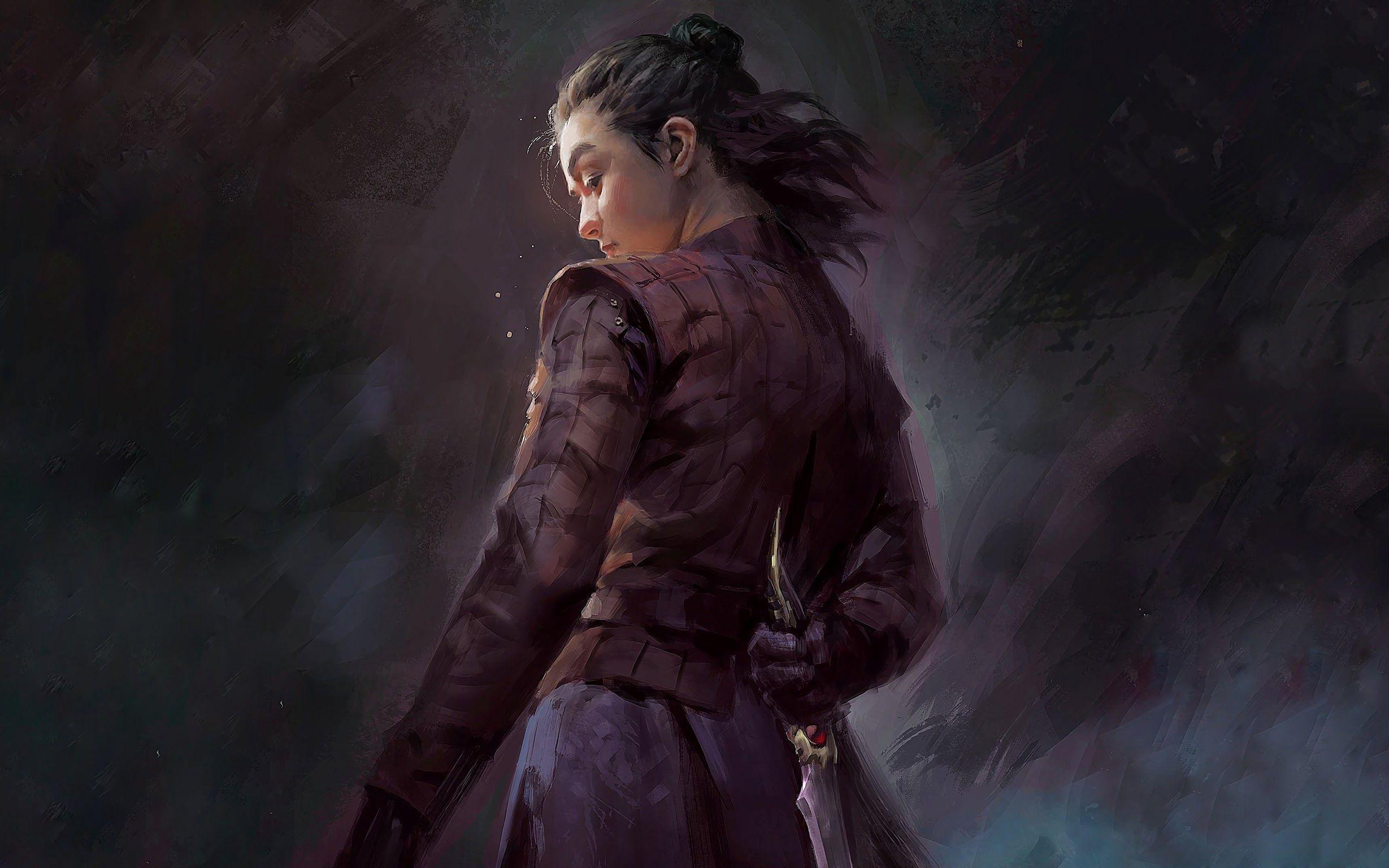 2560x1600 Arya Stark Game of Thrones 4K Wallpaper