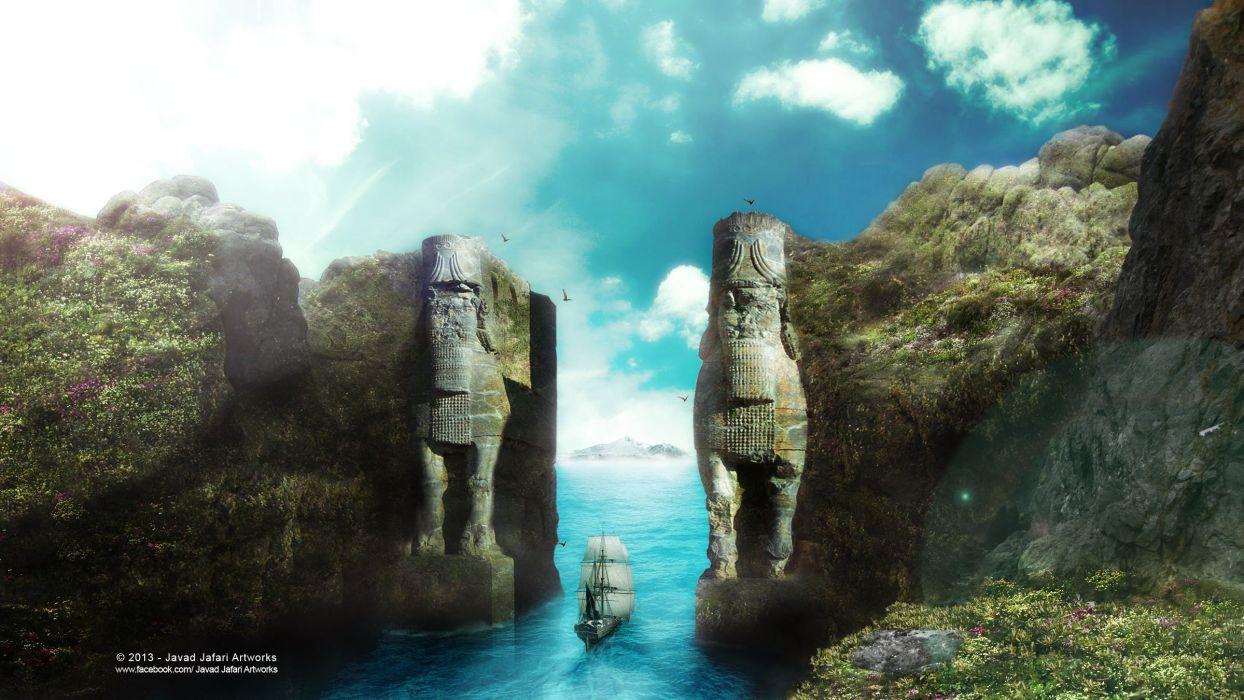 1244x700 Persepolis entrans wallpaperx1350