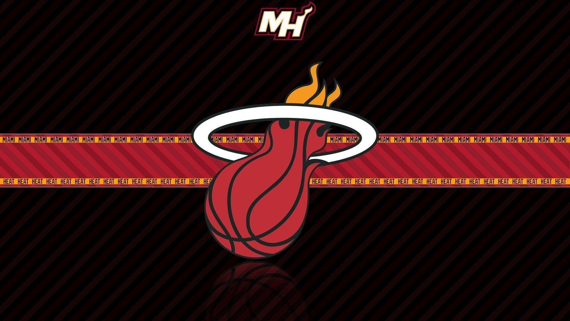 1920x1080 Miami Heat Logo hình nền