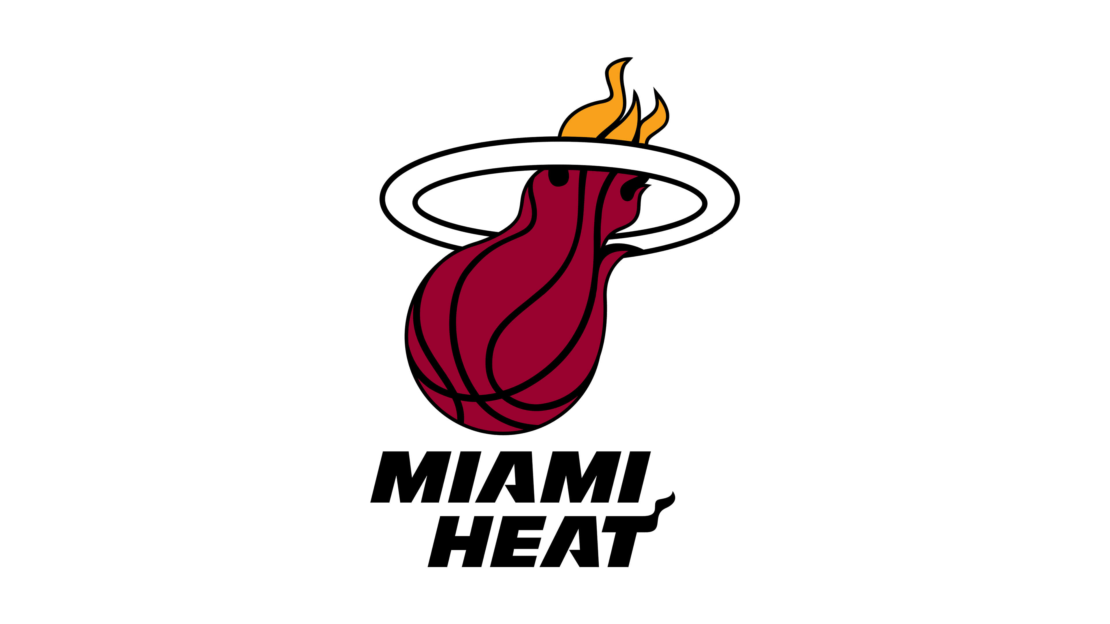 3840x2160 Miami Heat NBA Logo UHD 4K Hình nền