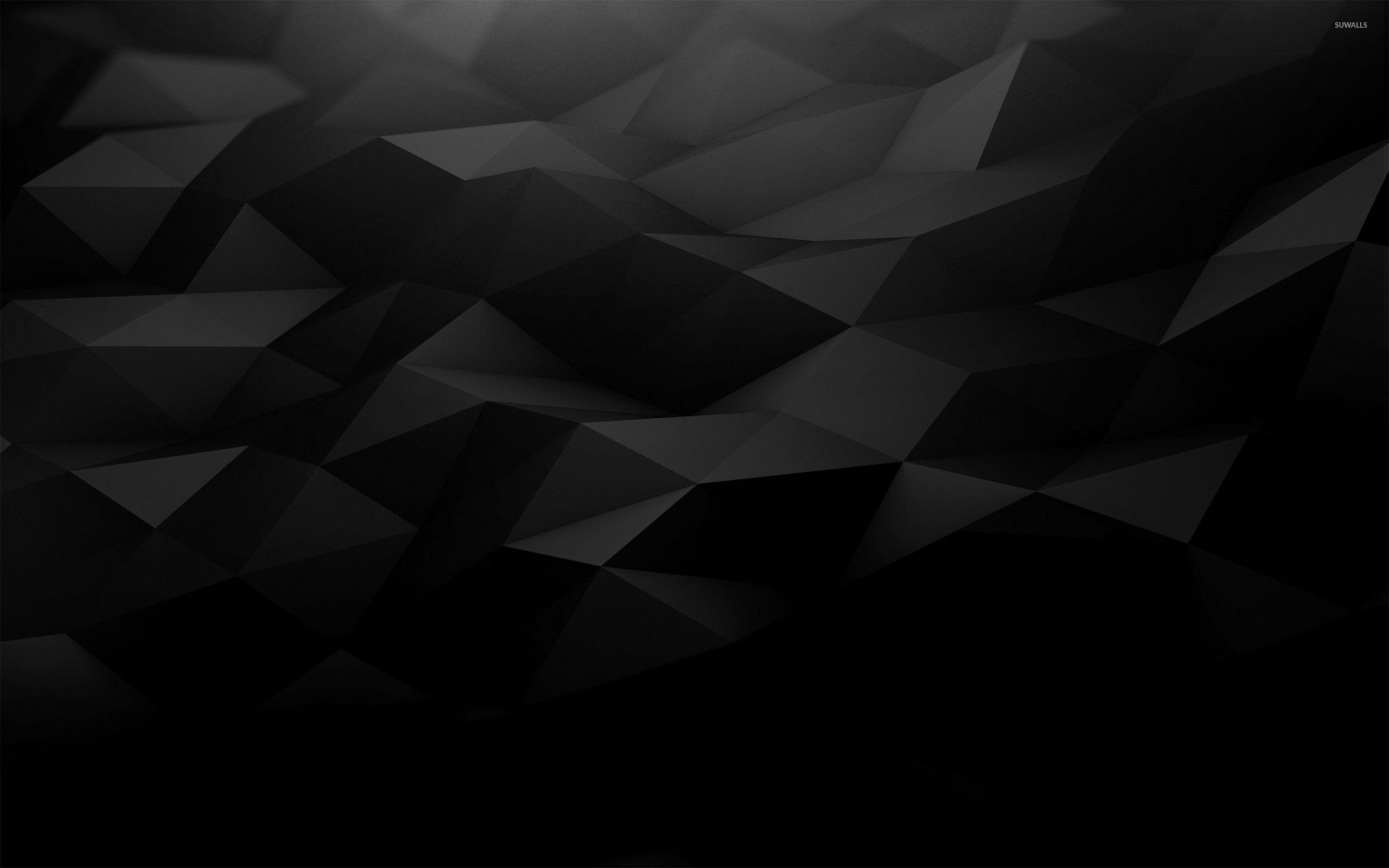 Black Polygon Wallpapers - Top Free Black Polygon Backgrounds -  WallpaperAccess