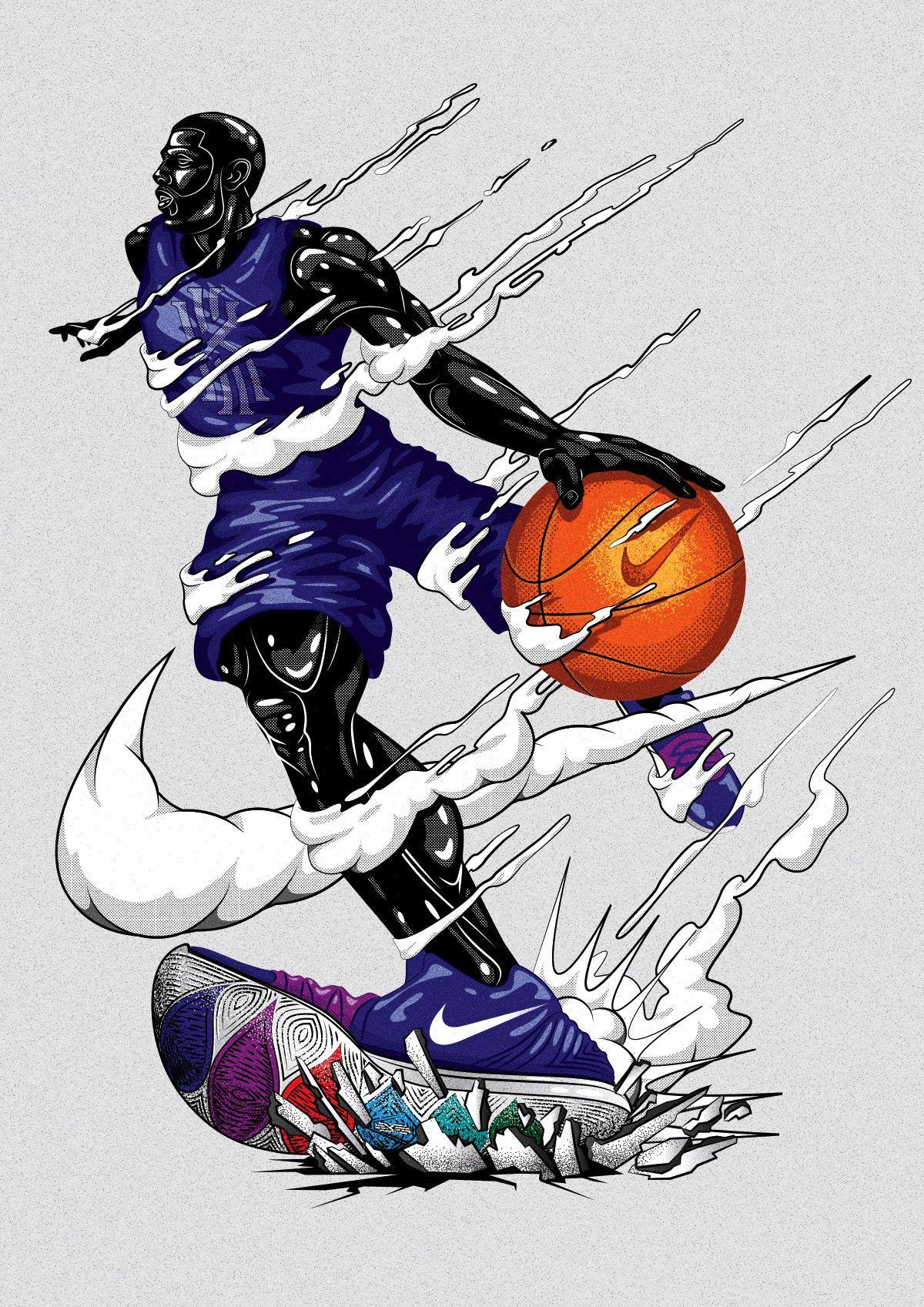 1200x1697 NIKE / KYRIE 5 / T SHIRT ILLUSTRATION SERIES. Shirt