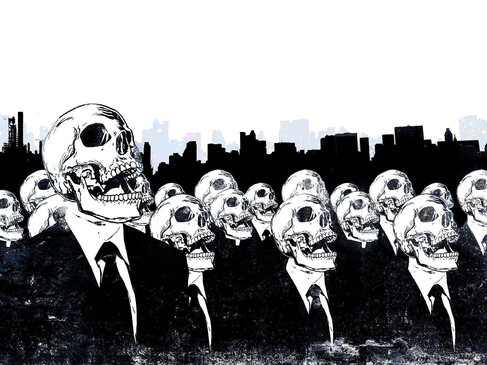 1600x1200 crowded skulls wallpaper. Skulls. Skull wallpaper, Emo wallpaper