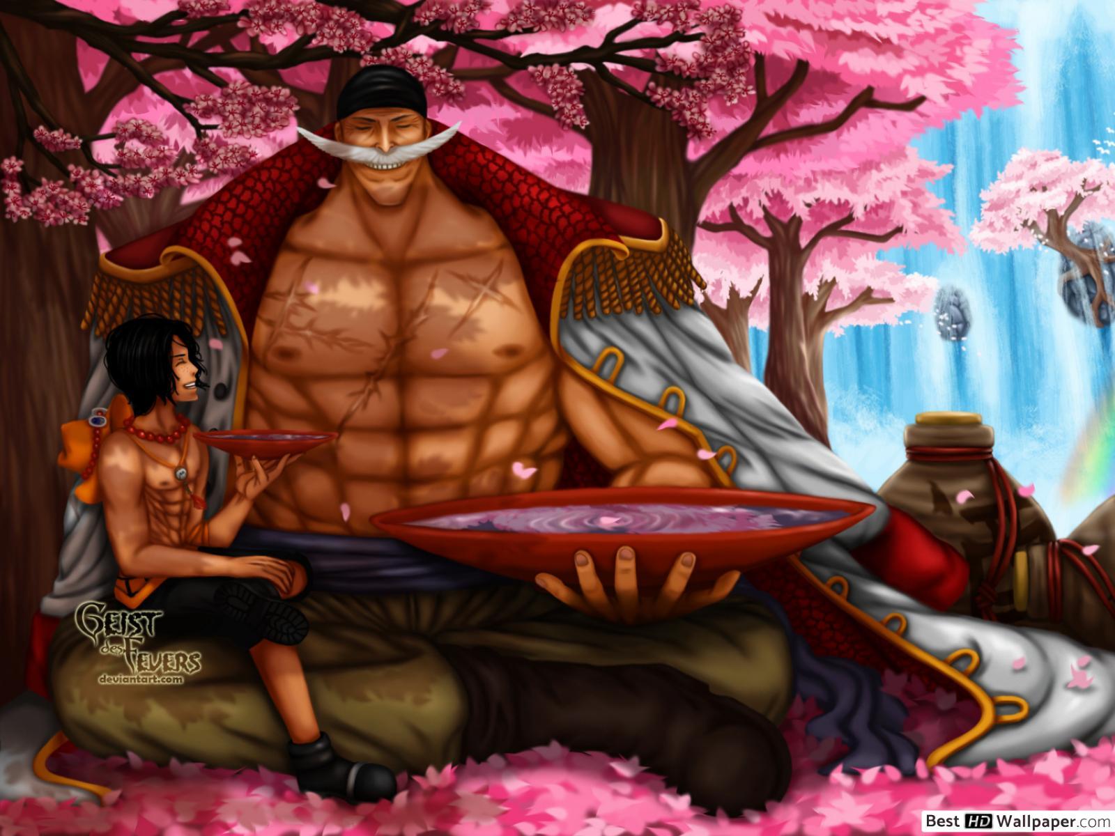 1600x1200 One Piece D. Ace & Edward Newgate (Whitebeard) HD