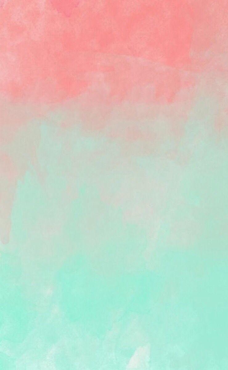740x1196 art, mint green, mixture, pastel colors, pink, colorofic wallpaper