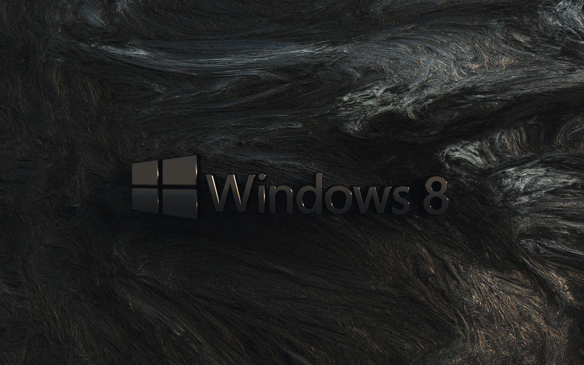 windows 8 background black