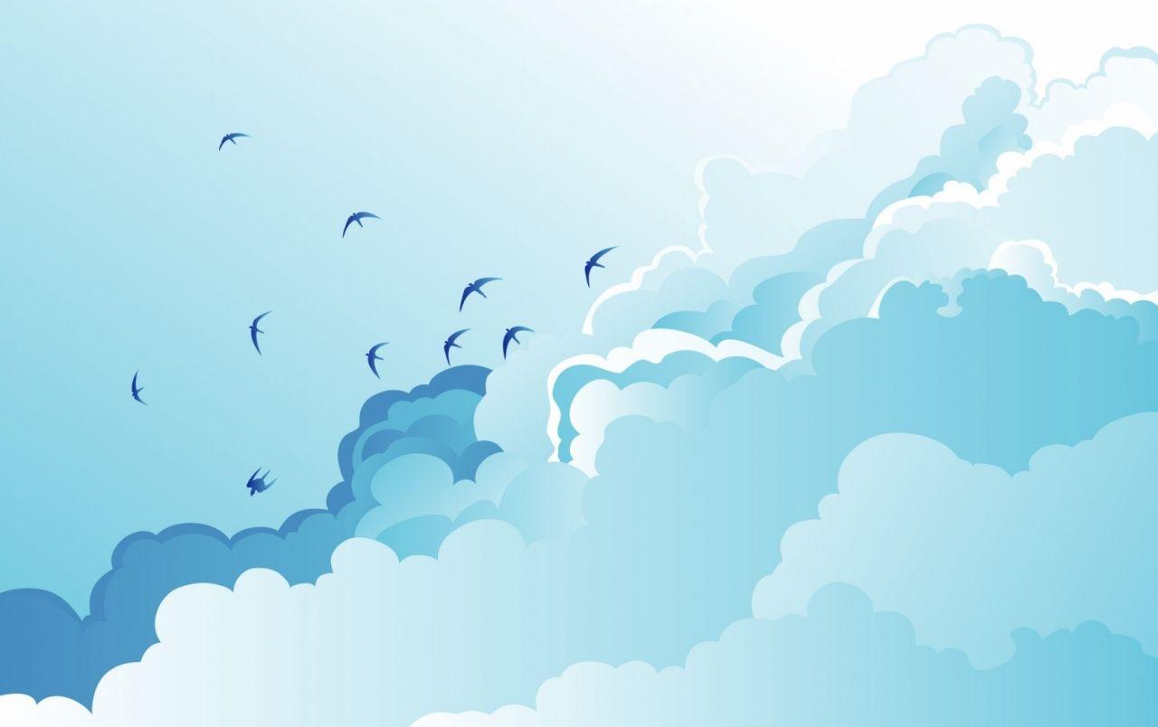 1280x804 Birds vectors wallpaper. Birds vectors