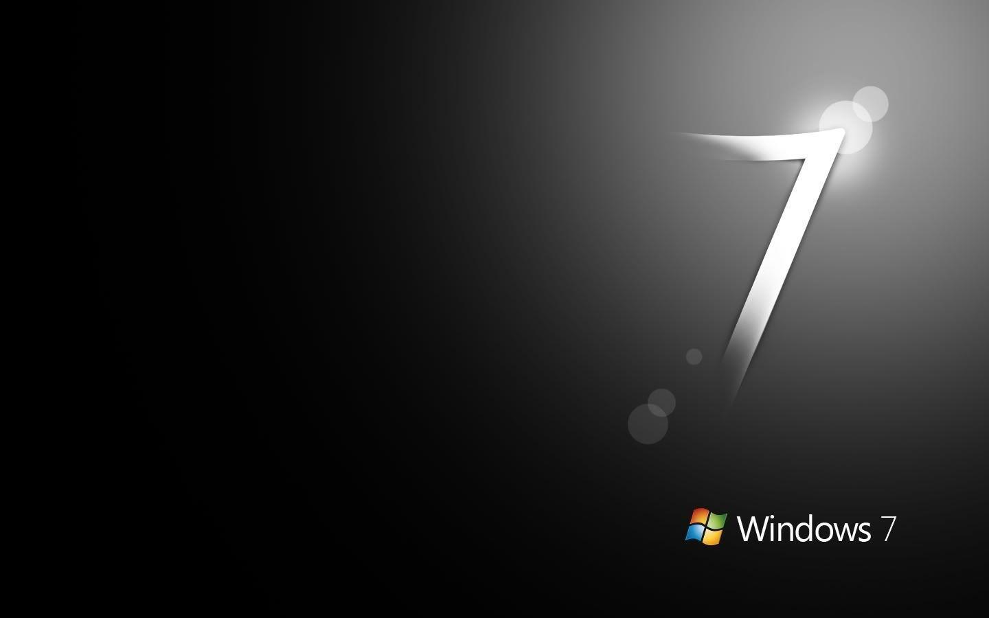 1440x900 Windows 7 Black Wallpaper 7 Wallpaper Black
