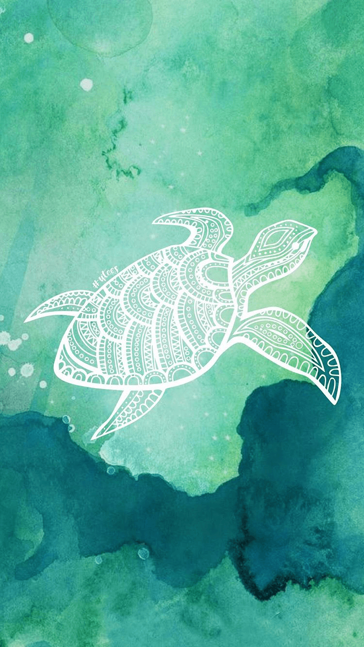 750x1334 Baby Sea Turtle Wallpaper