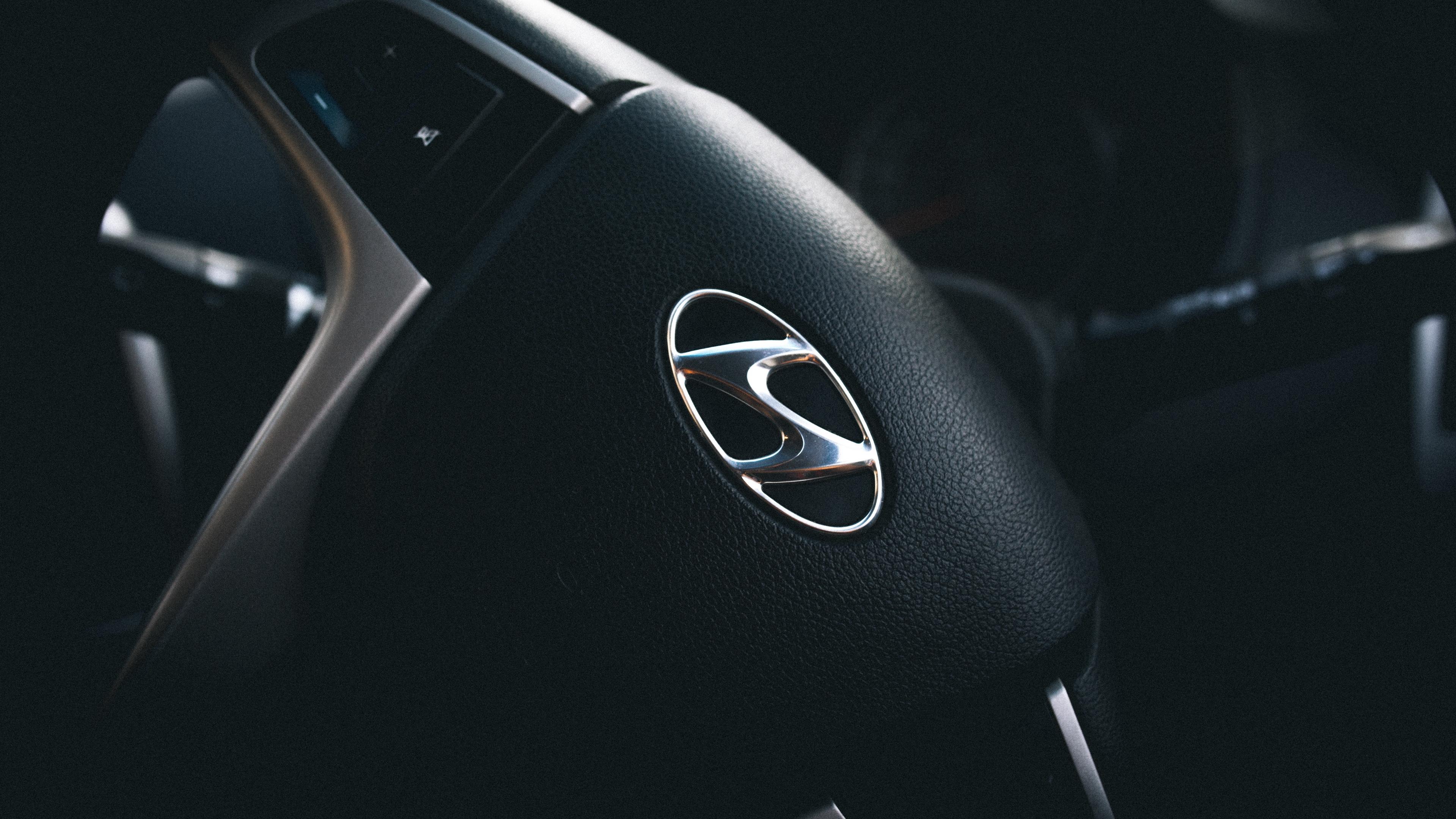 3840x2160 Hyundai Logo Wallpaper