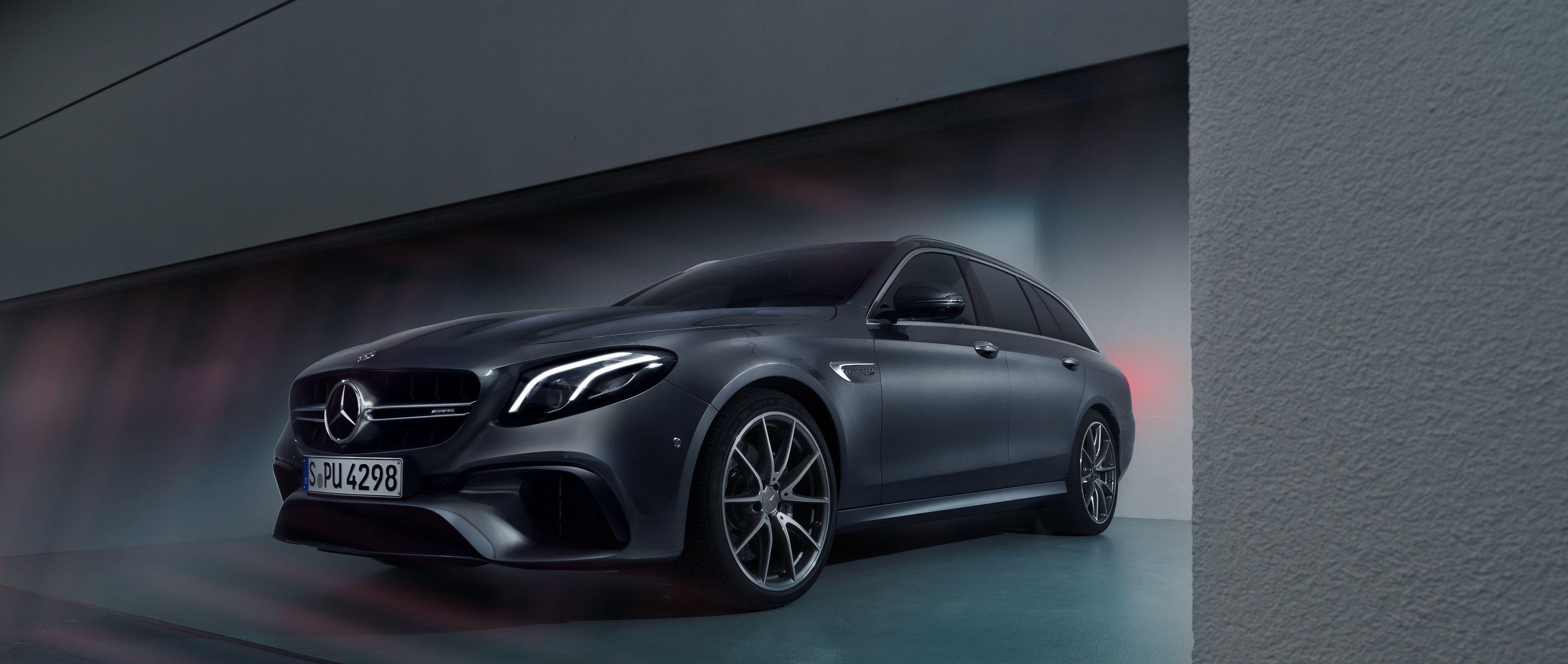 3400x1440 Mercedes AMG E 63 4MATIC+ Estate Wallpaper. #MBsocialcar