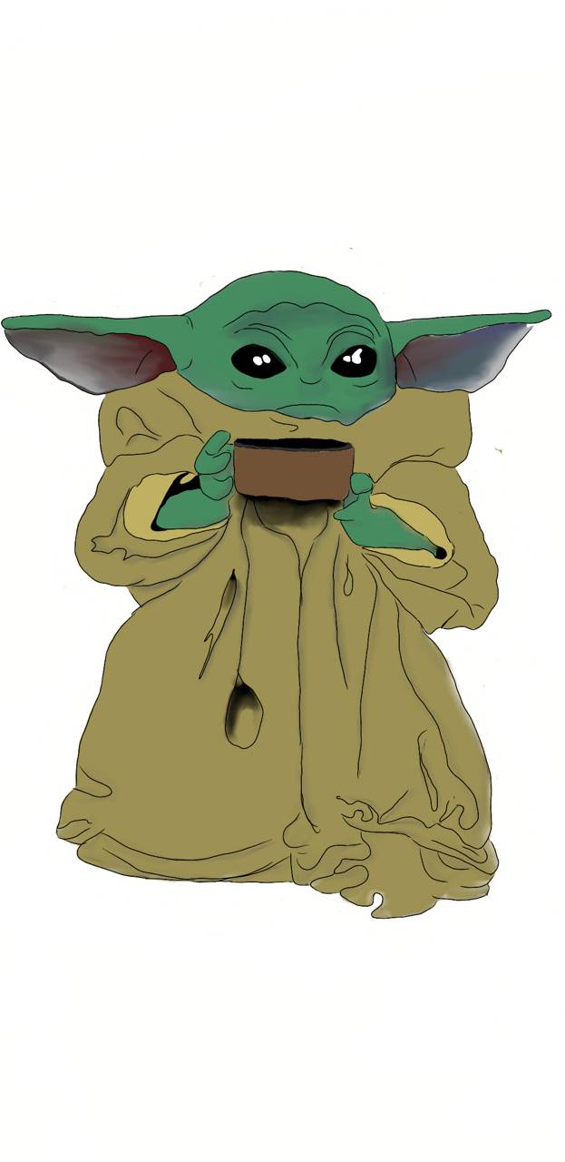 623x1280 Baby Yoda wallpaper
