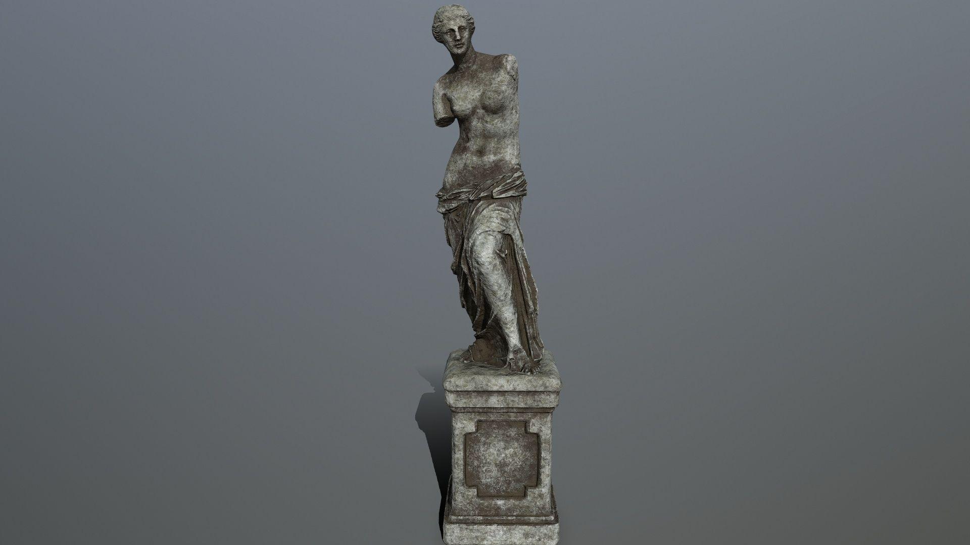 1920x1080 3D venus milo model