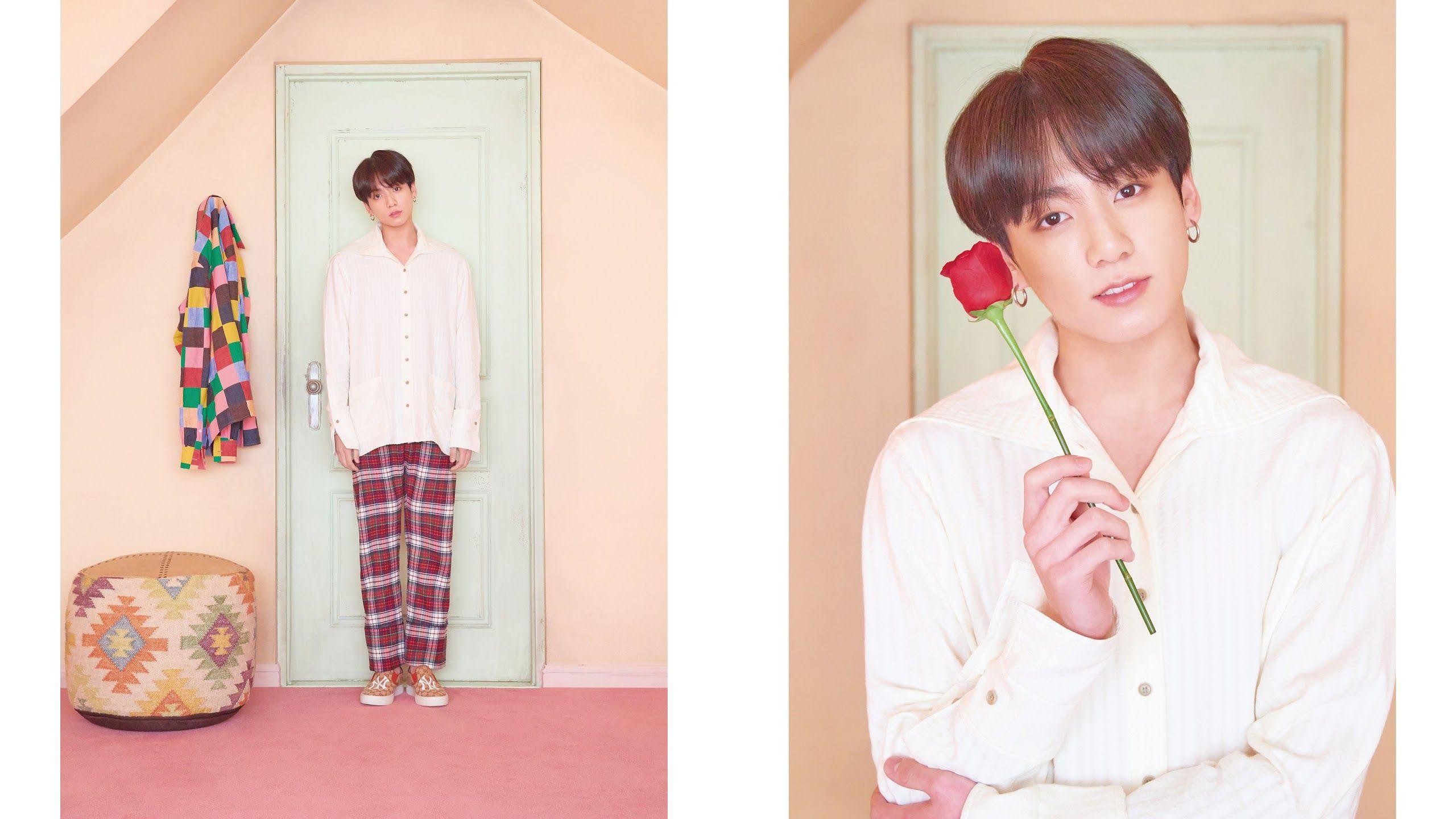 2560x1440 Jungkook BTS Map of the Soul: Persona 4K Wallpaper