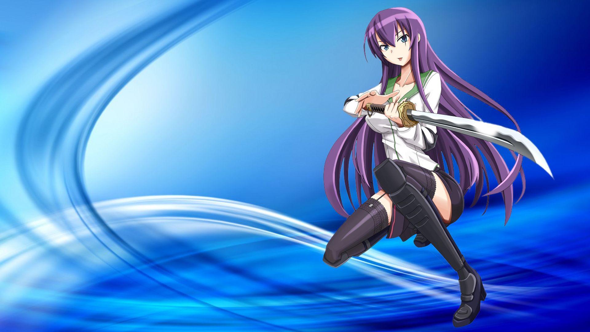 1920x1080 Wallpaper Gakuen Mokushiroku: High School of the Dead 1920x1080