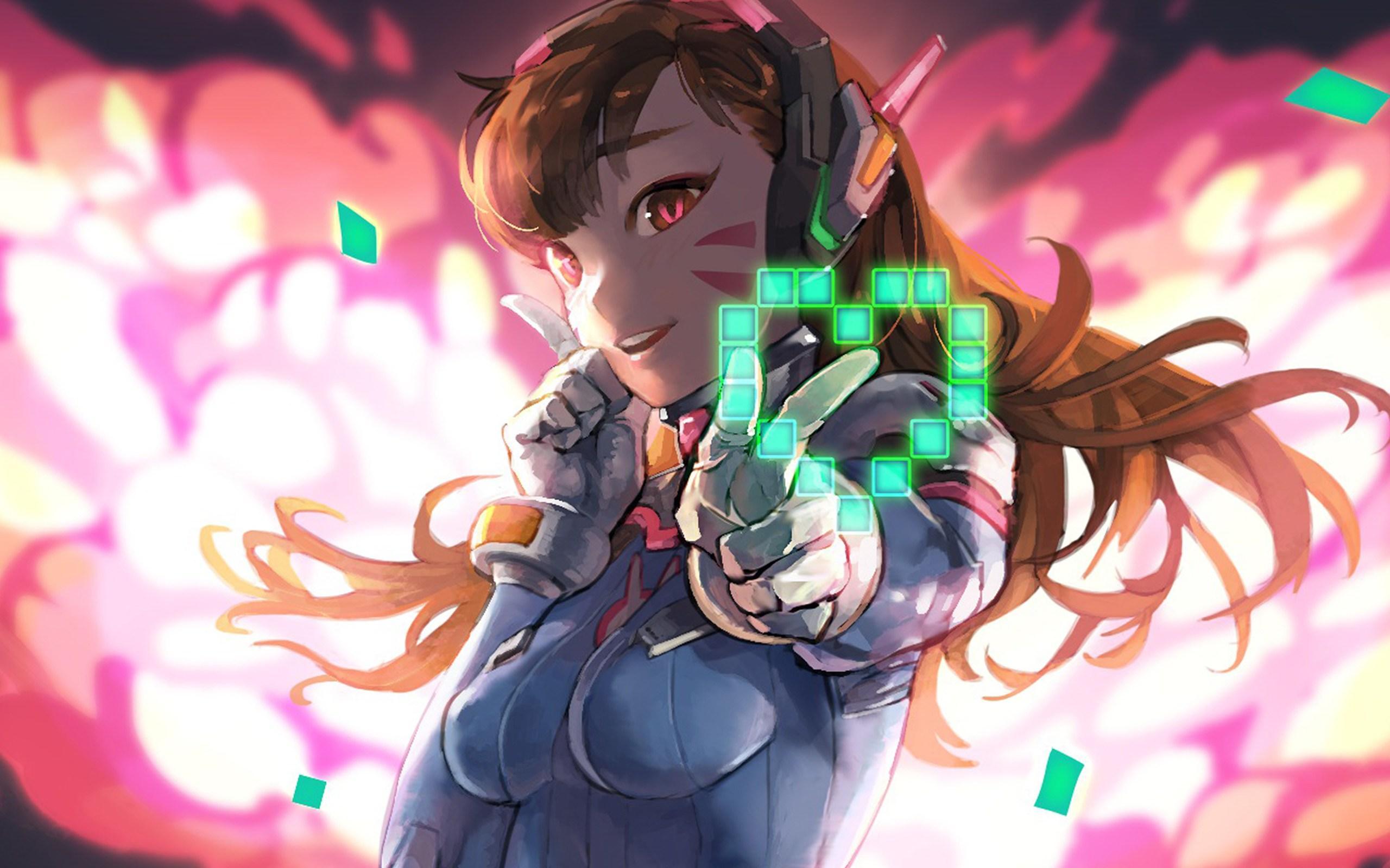 2560x1600 Gamer Anime Girl Wallpaper