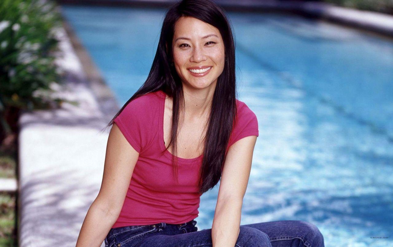 1280x804 Lucy Liu Smiling wallpaper. Lucy Liu Smiling
