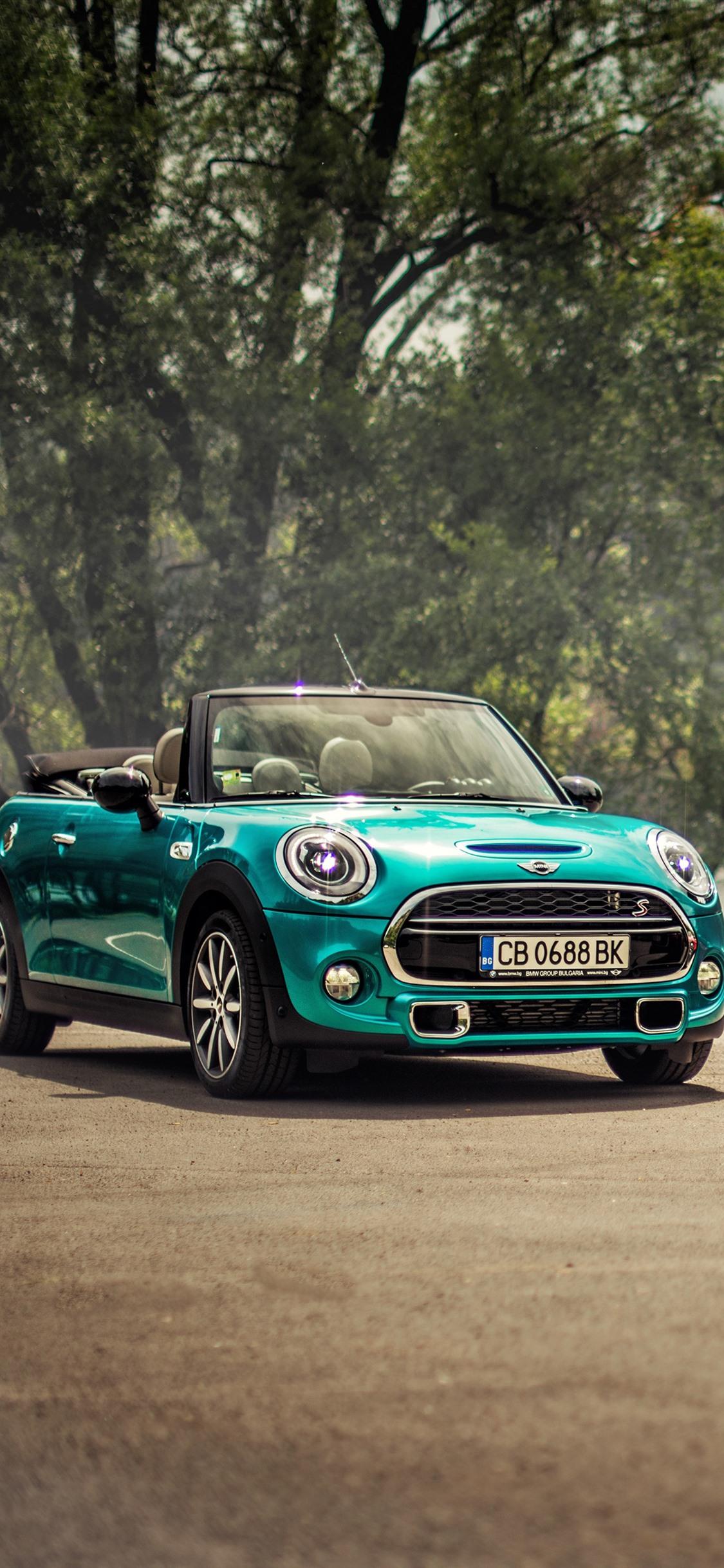1125x2436 Mini Cooper Blue And Red Cars 1242x2688 IPhone 11 Pro XS Max