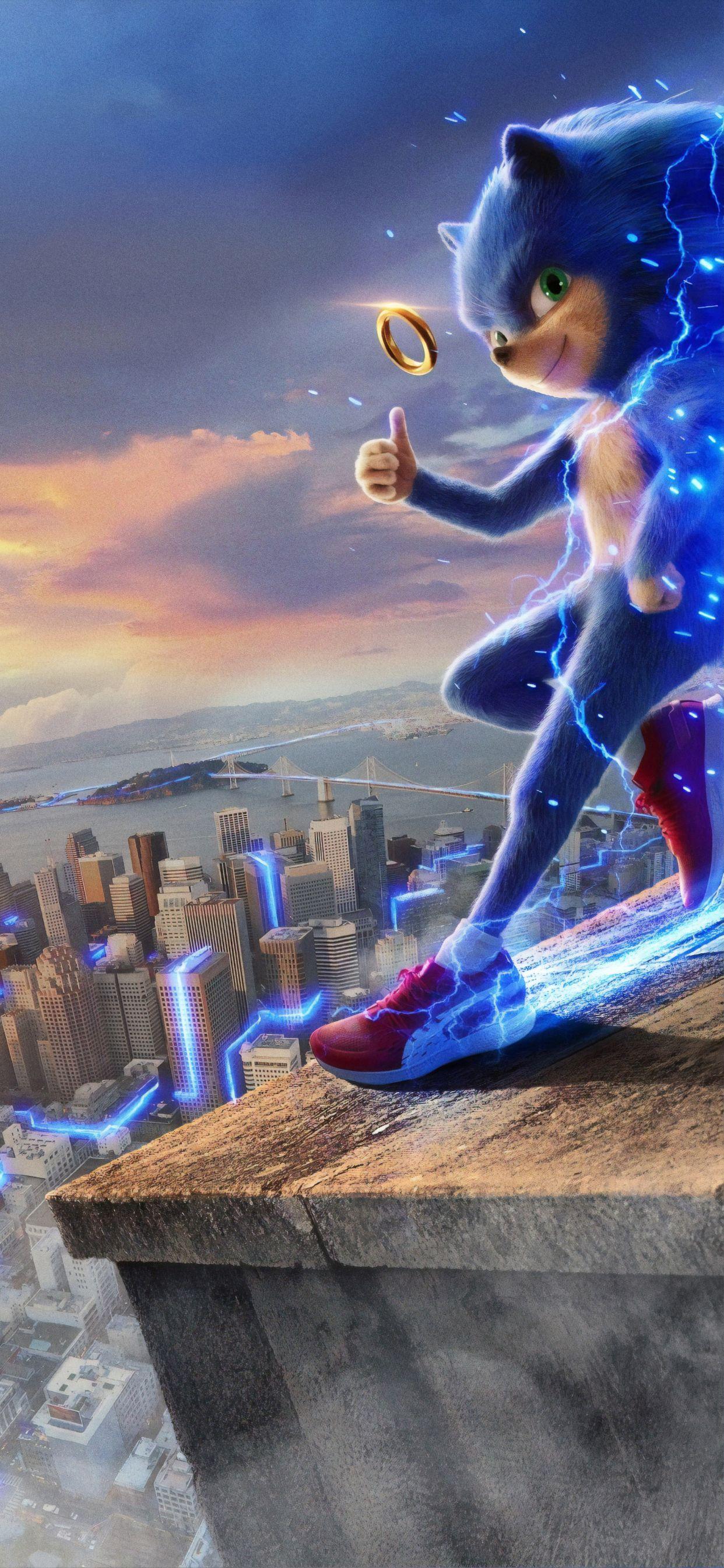 1242x2688 Sonic The Hedgehog Movie 2019