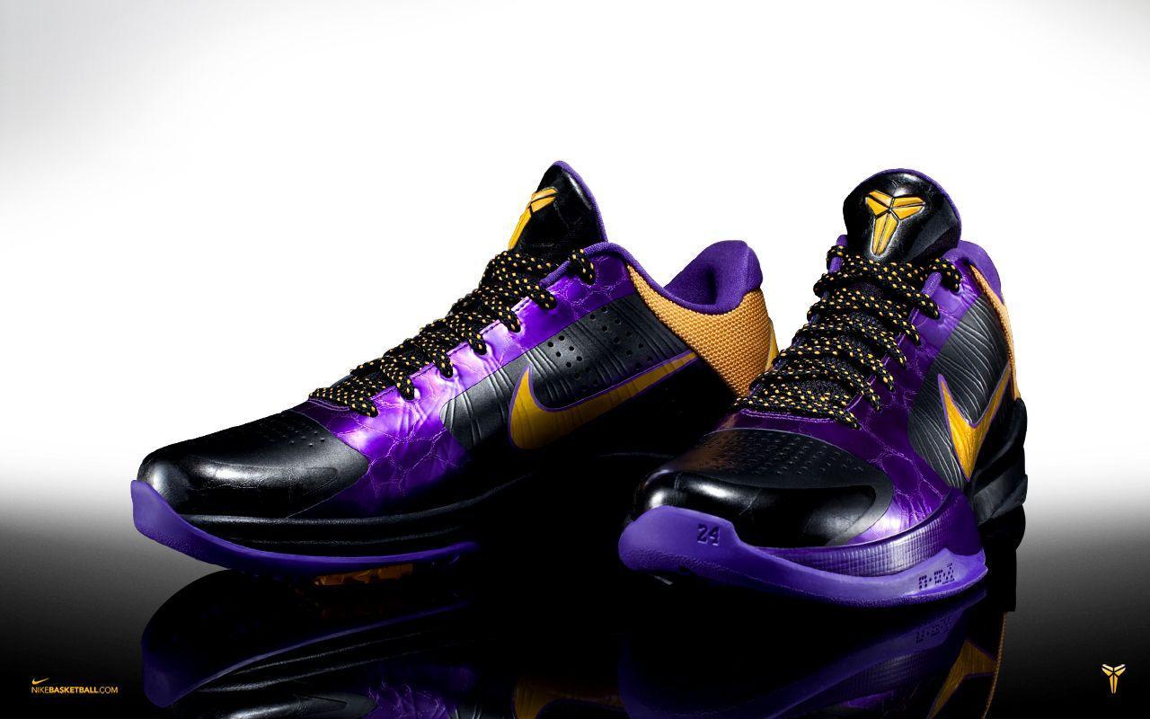 purple kobe basketball shoes