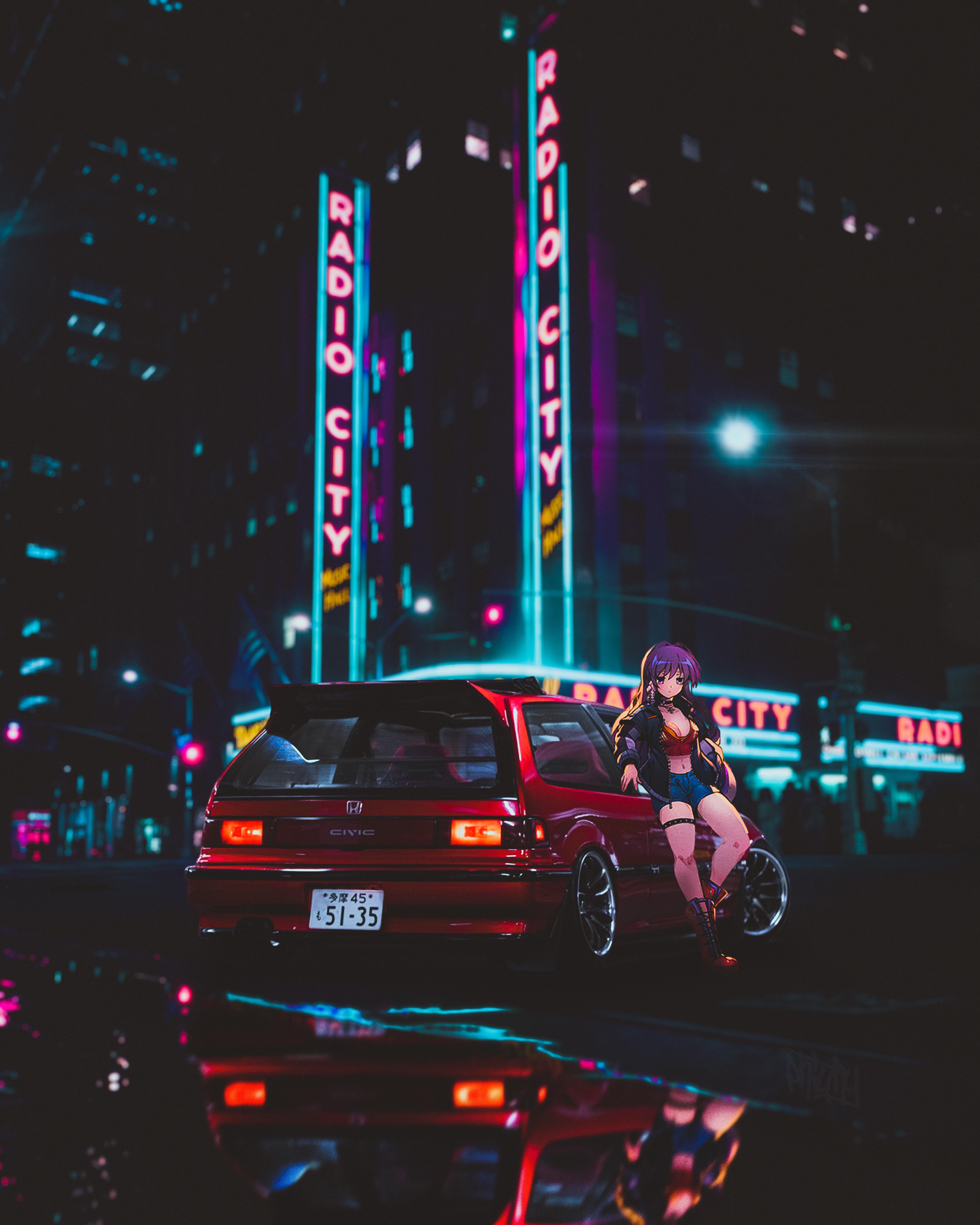 4000x5000 Anime inspired EF civic photo I made