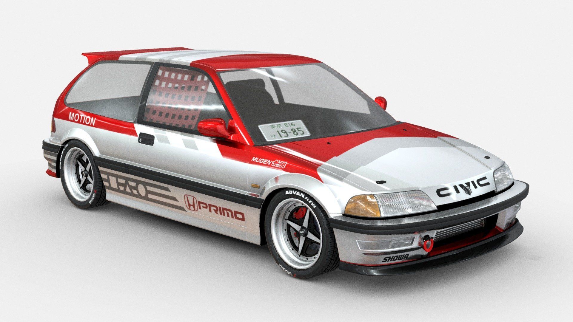 1920x1080 Honda Civic EF (Kanjo Racer) model by Joko_P [5342fc0]