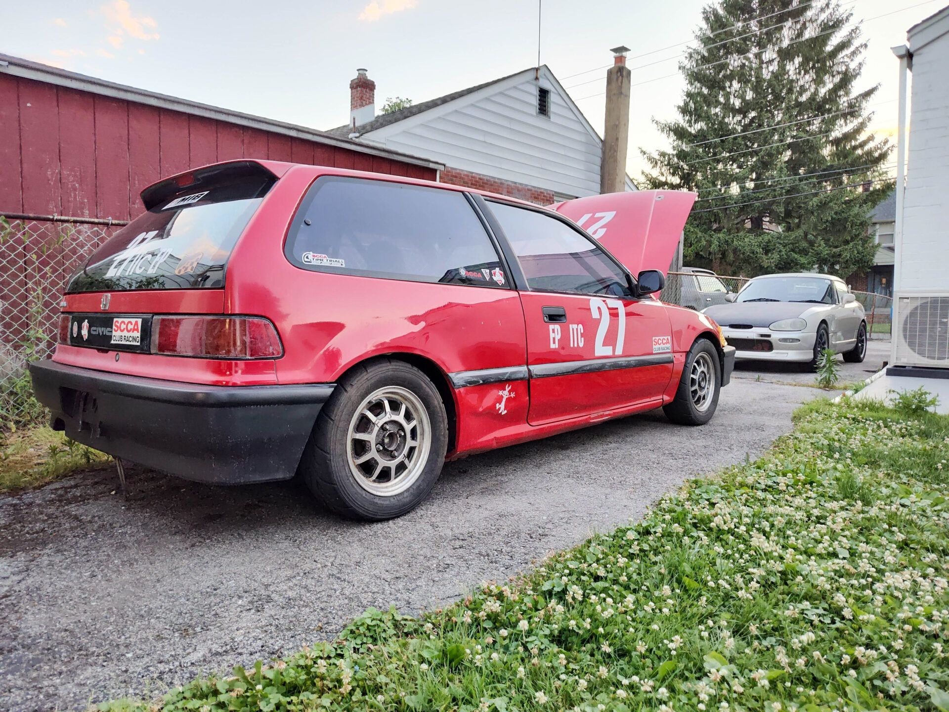 1920x1440 Project EF Civic Racecar: Redheaded Stepchild