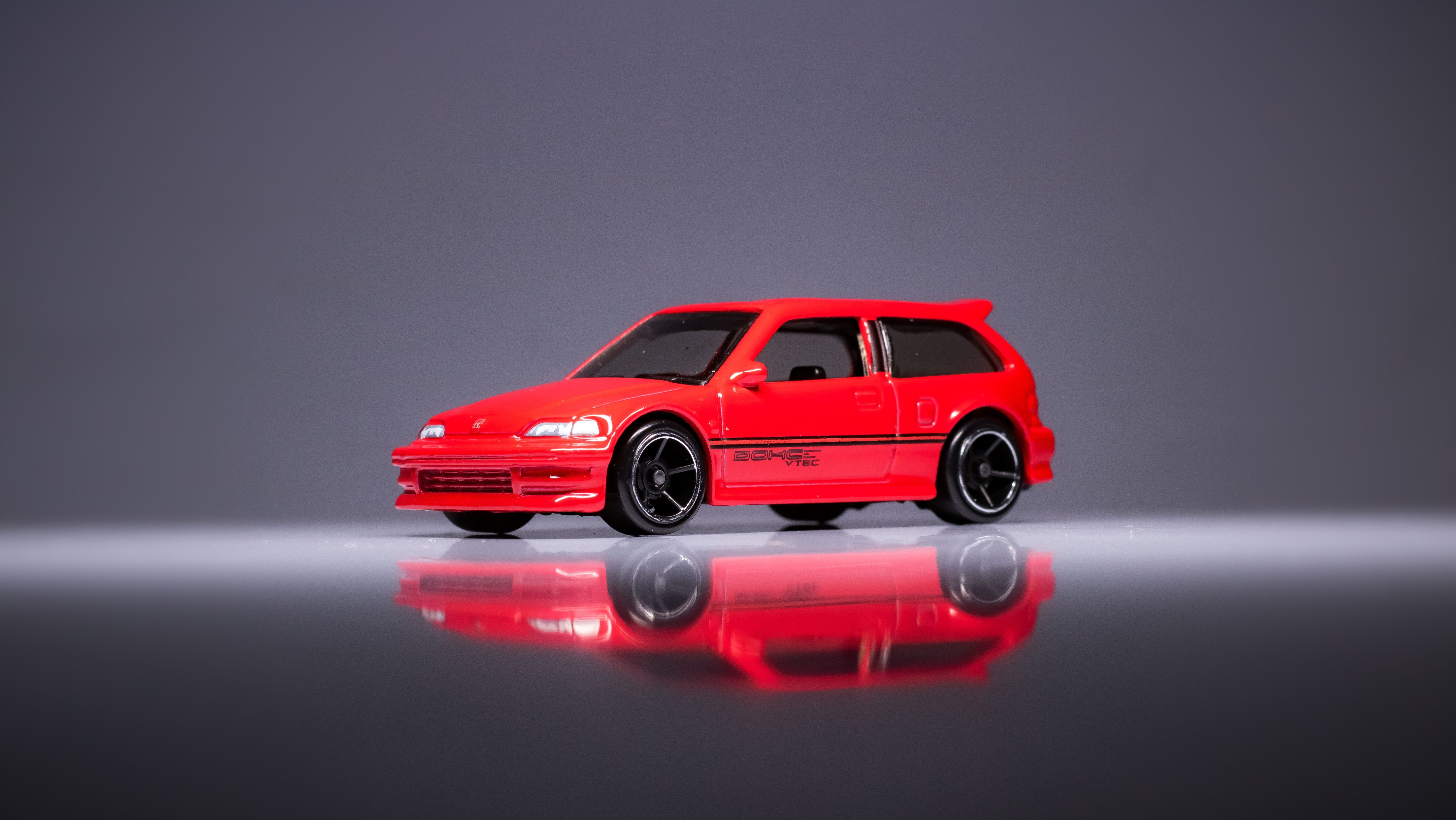 6000x3382 The 10 Most Significant Models of the Lamley Era: 2014 Hot Wheels Honda Civic EF