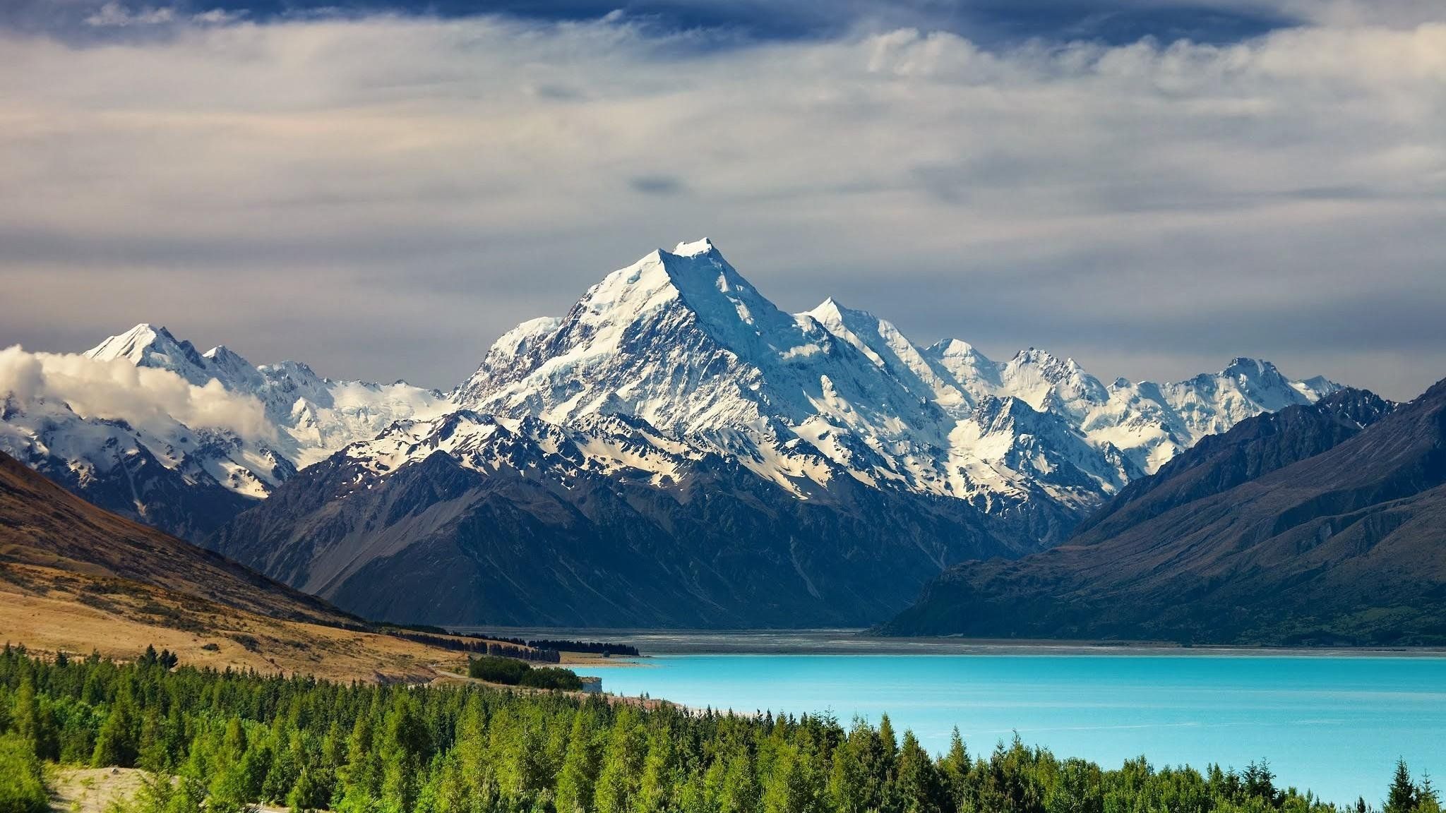 2048x1152 Aoraki Mount Cook New Zealand Desktop Wallpaper 117214