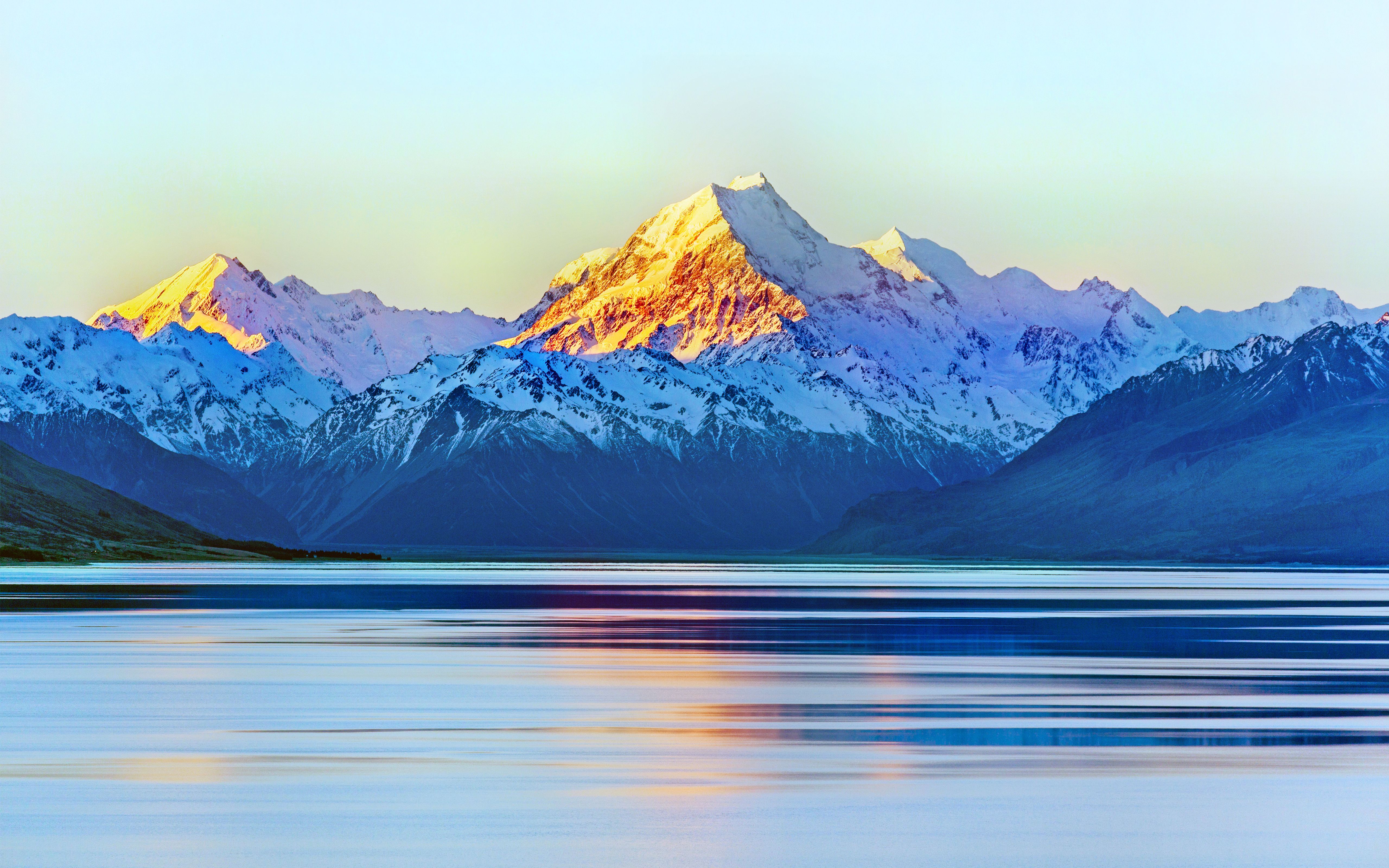 5120x3200 Aoraki Mount Cook New Zealand 5K Wallpaper