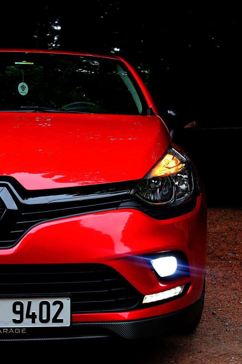 800x1201 CLIO 4 RED, car, clio HD phone wallpaper