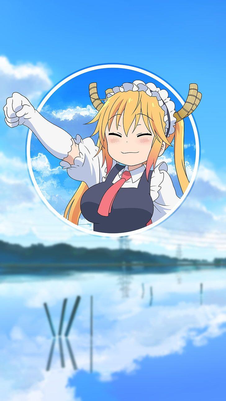 728x1294 HD Wallpaper: Kobayashi San Chi No Maid Dragon, Tohru (Kobayashi San Chi No Maid Dragon)