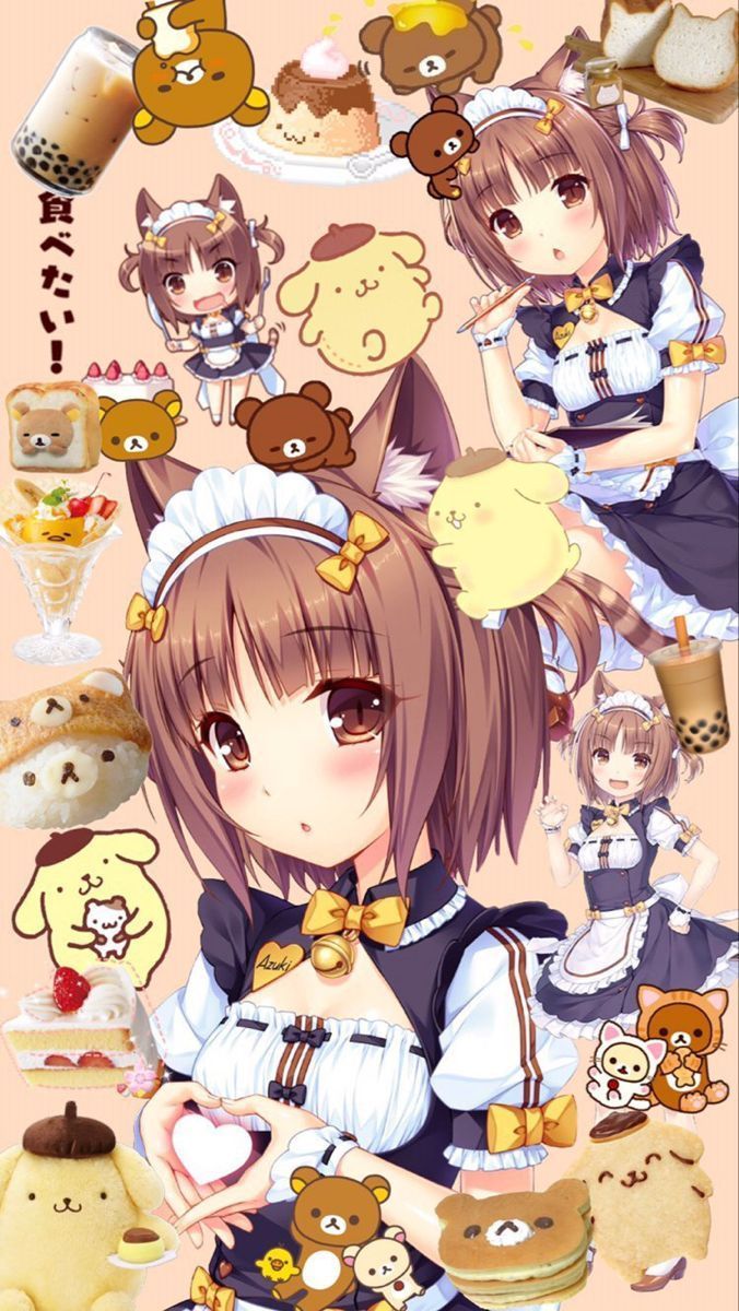 676x1200 azuki x pompom purin;
