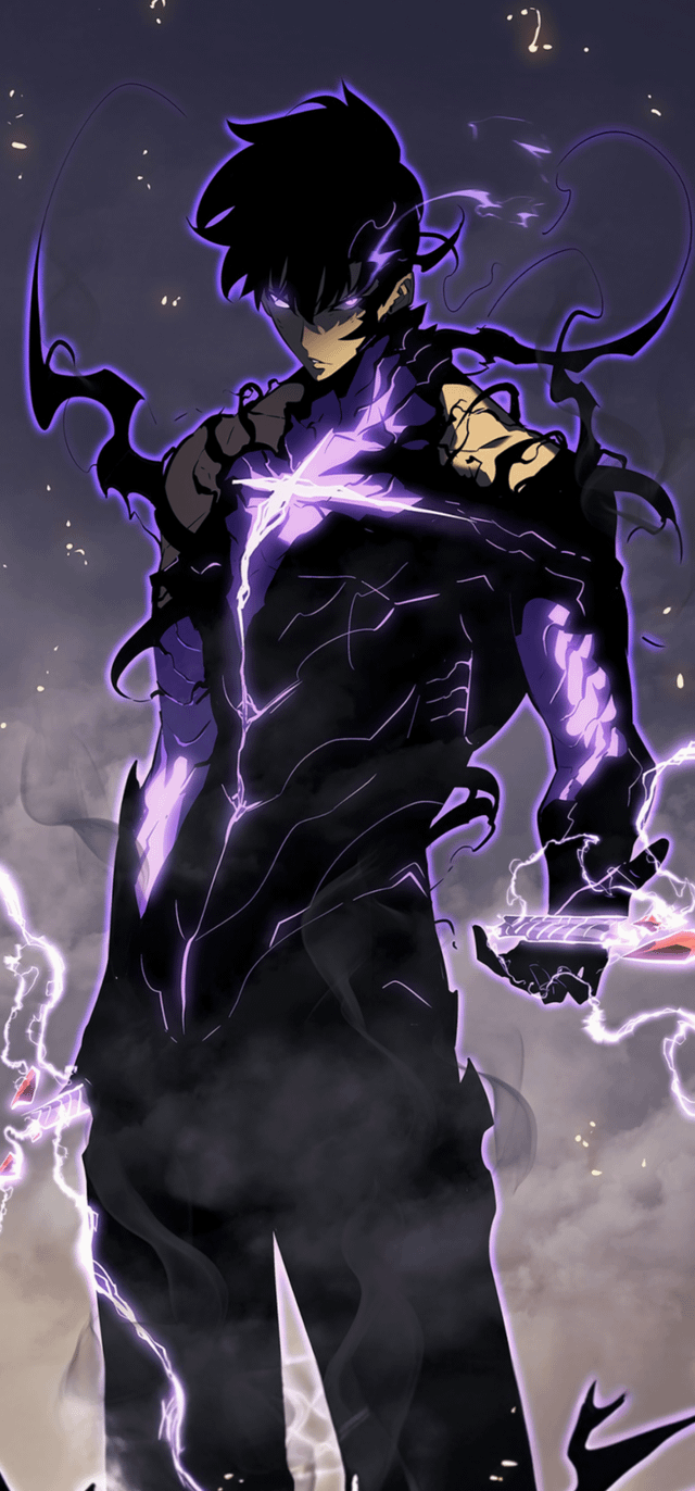 640x1372 A collection of wallpaper I've made for solo levelling (19.3:9)