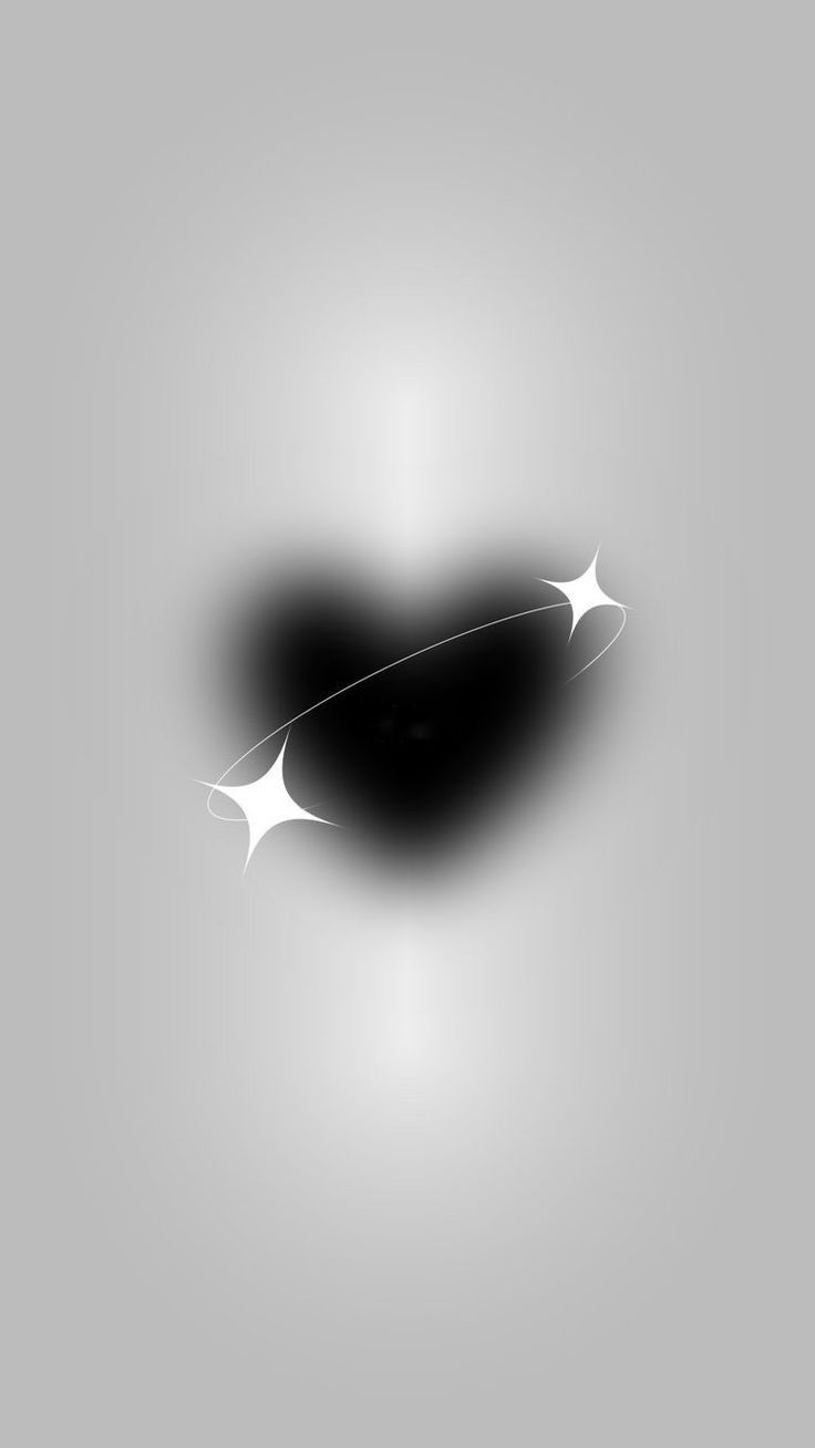 736x1308 black heart wallpaper aesthetic Aura background Photo. Papel de parede preto e branco, Papel de parede iphone preto, Papeis de parede cinza