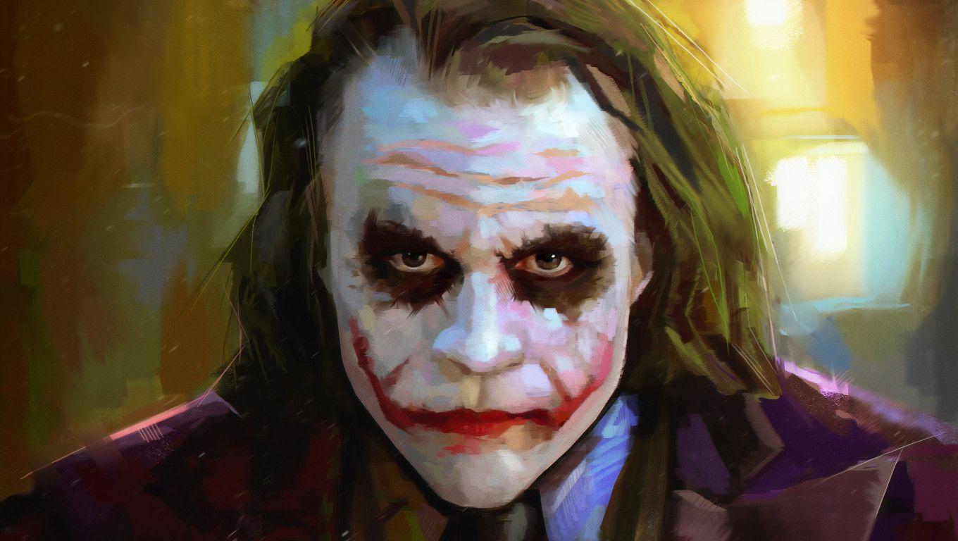 1360x768 Heath Ledger As Joker 4k Laptop HD HD 4k Wallpaper