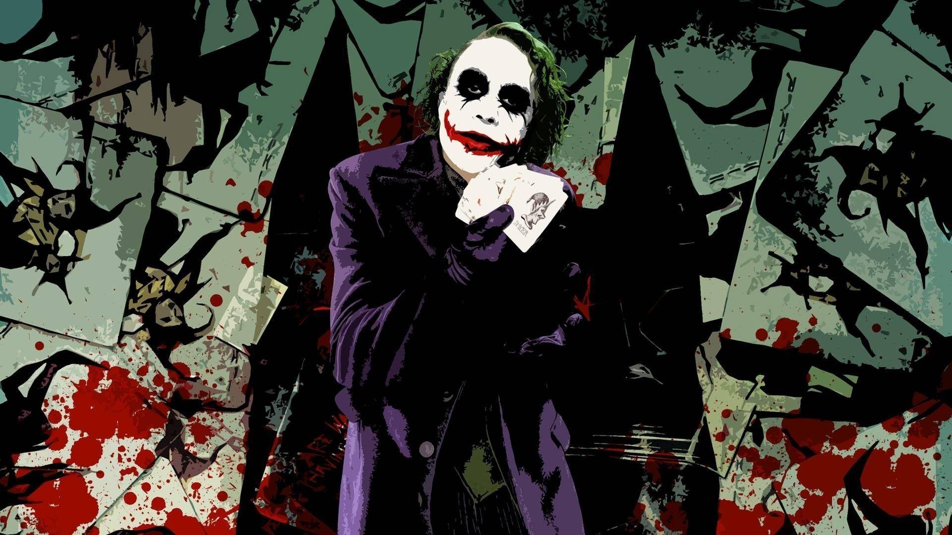 1920x1080 Heath Ledger Joker Wallpaper HD