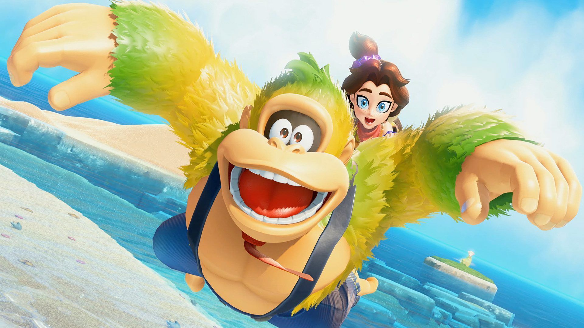 1920x1080 Donkey Kong's Bananza Redesign Inspired Mario Movie And Mario Kart World