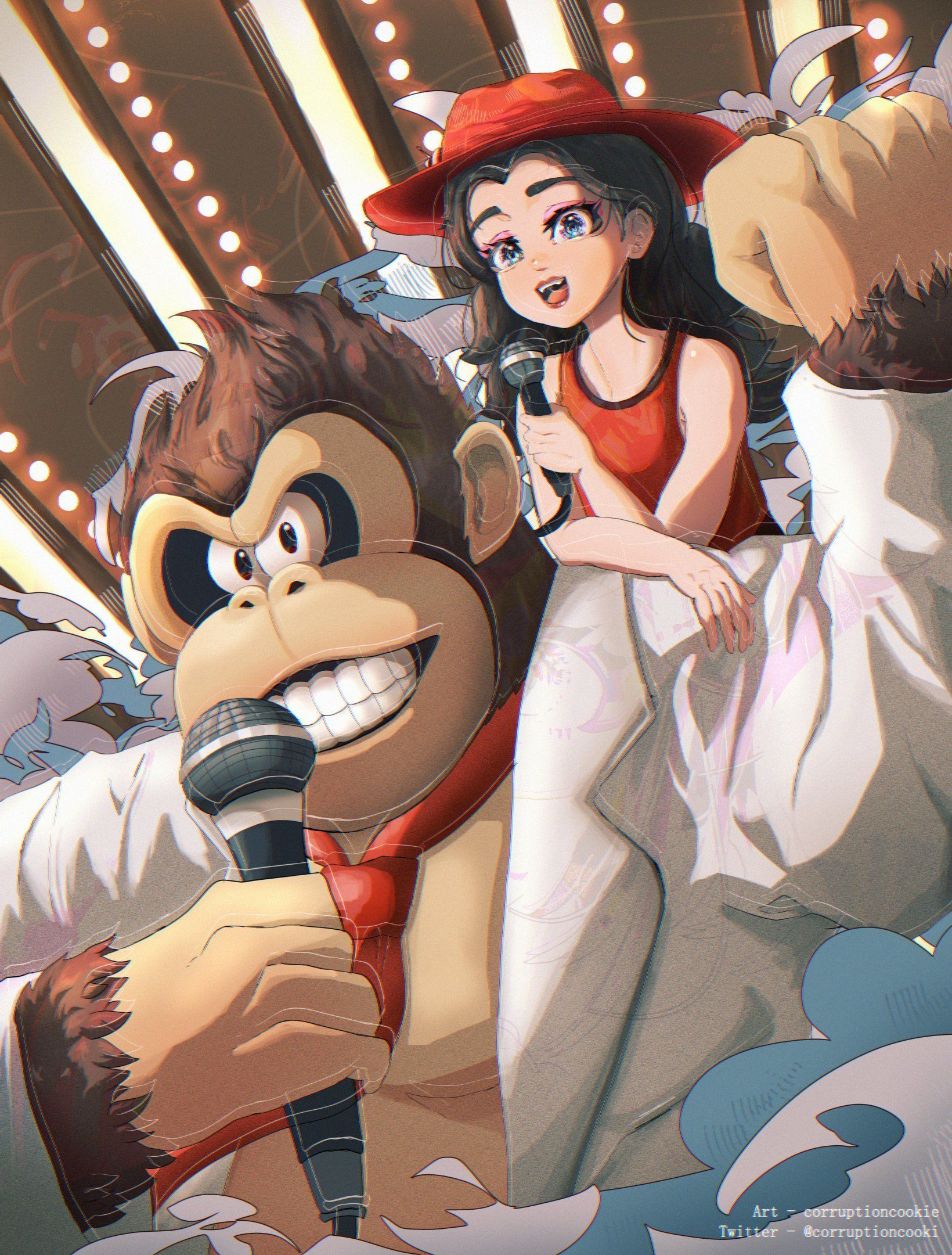 1640x2161 cookie. comms open! on X: ITS DK DAY! #DonkeyKongBananza #nintendo #Donkeykong #Pauline #fanart / X