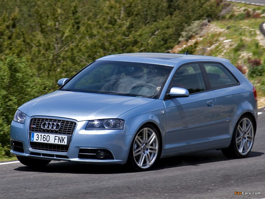 1024x768 Audi A3 1.8T S Line 8P (2005–2008) Wallpaper (1024x768)