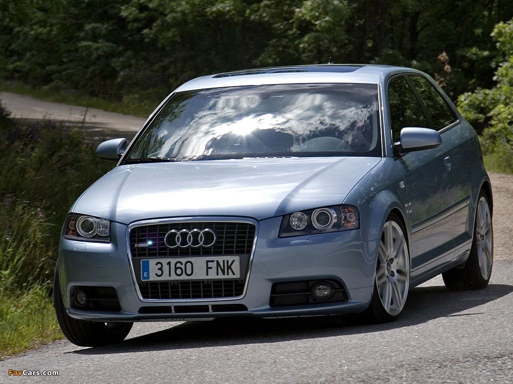 1024x768 Audi A3 1.8T S Line 8P (2005–2008) Wallpaper (1024x768)