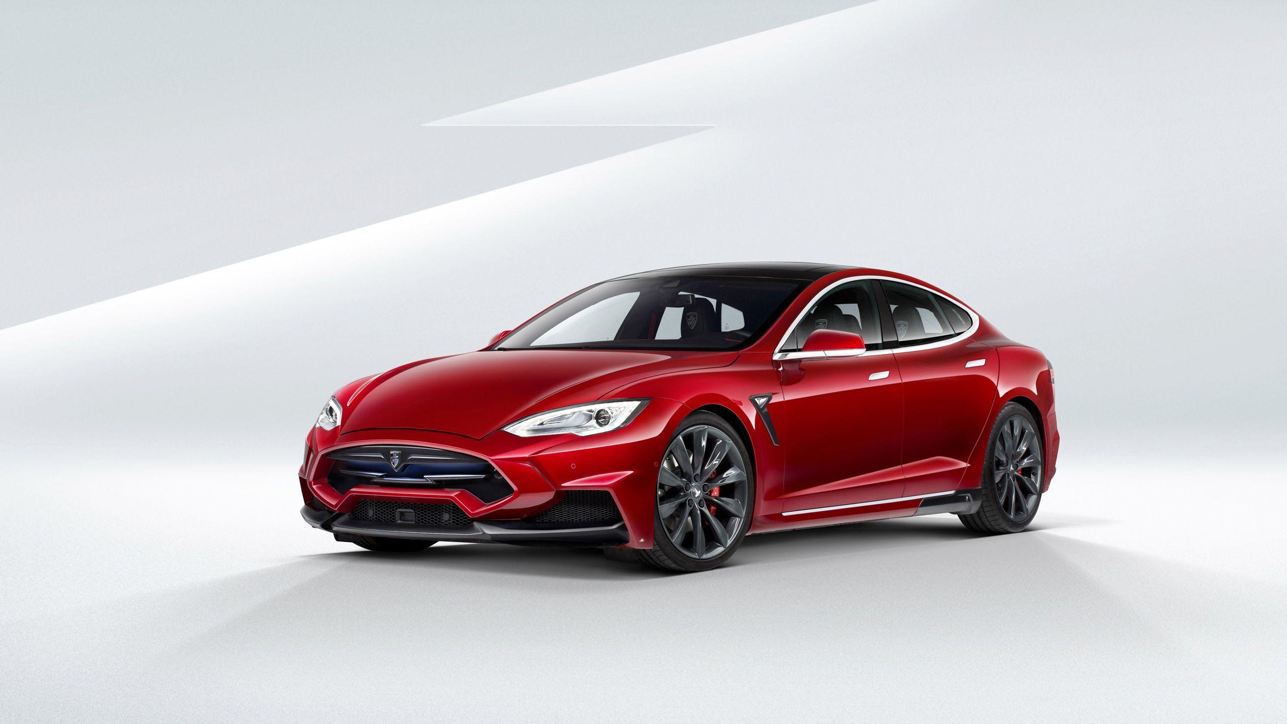 Red Tesla Model S Wallpapers Top Free Red Tesla Model S Backgrounds Wallpaperaccess