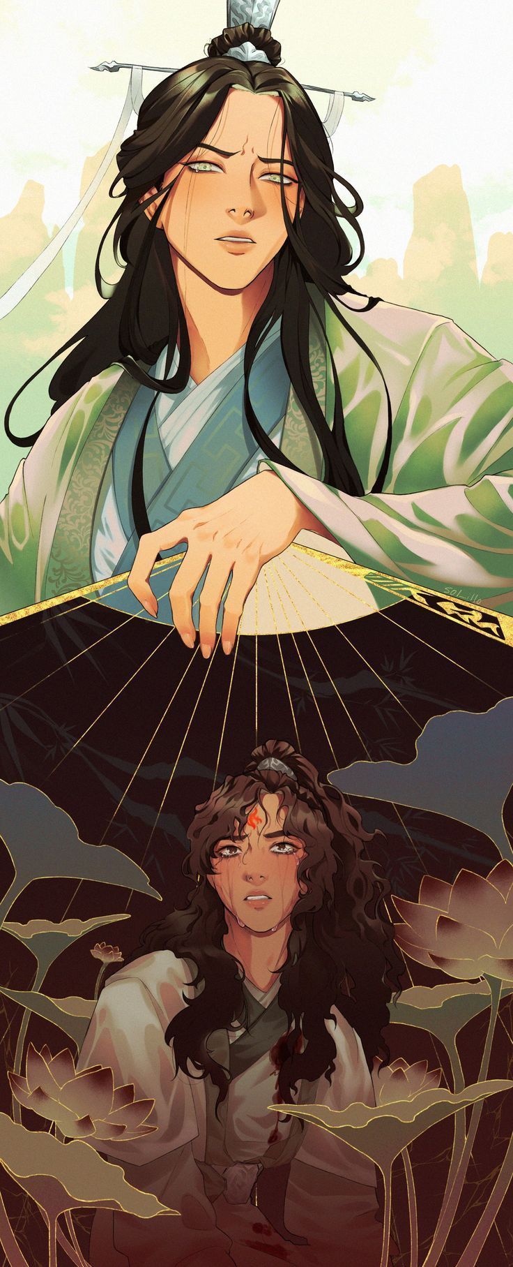 736x1815 Shen Qingqiu & Luo Binghe. @sol_illo