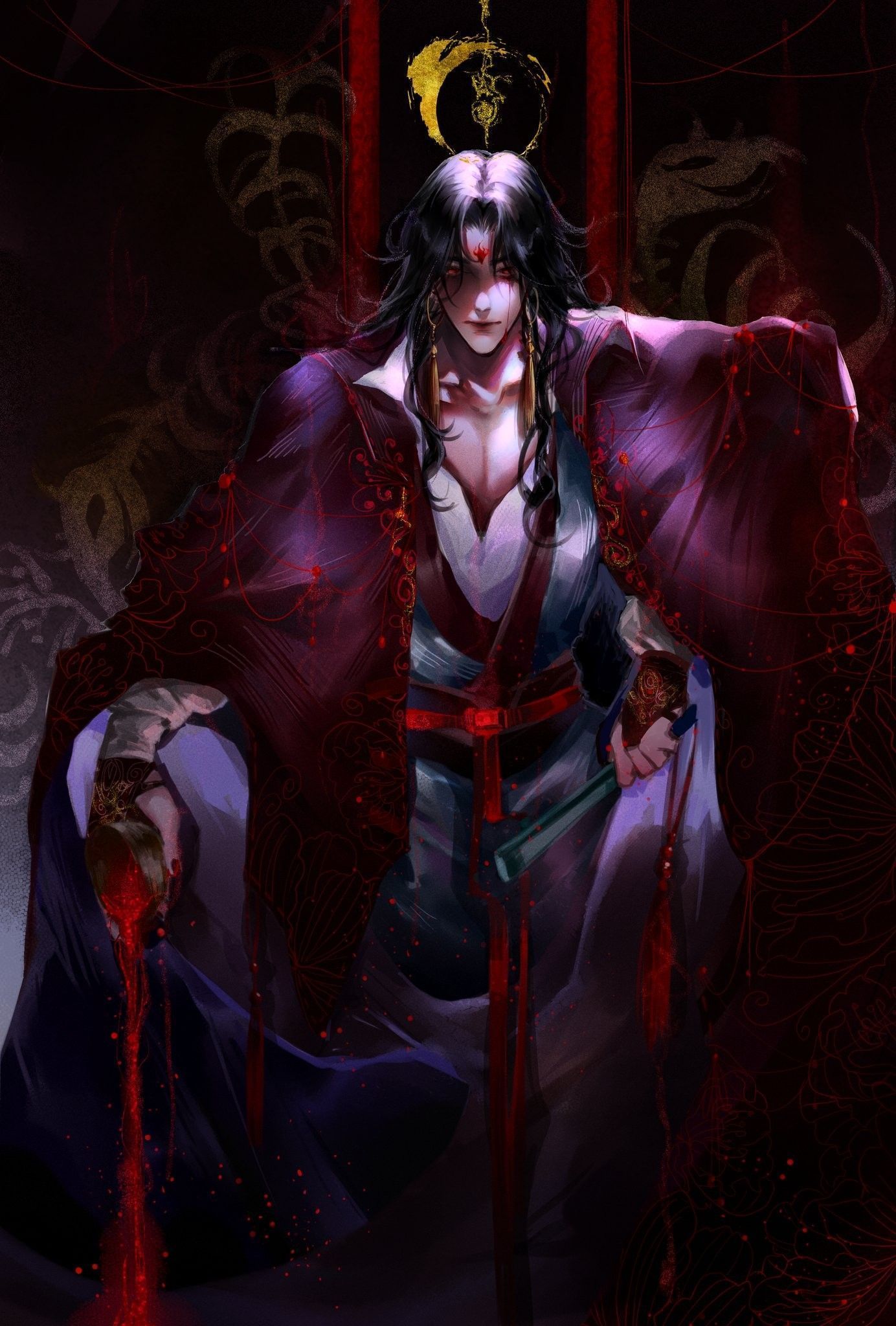 1384x2048 Luo Binghe Wallpaper