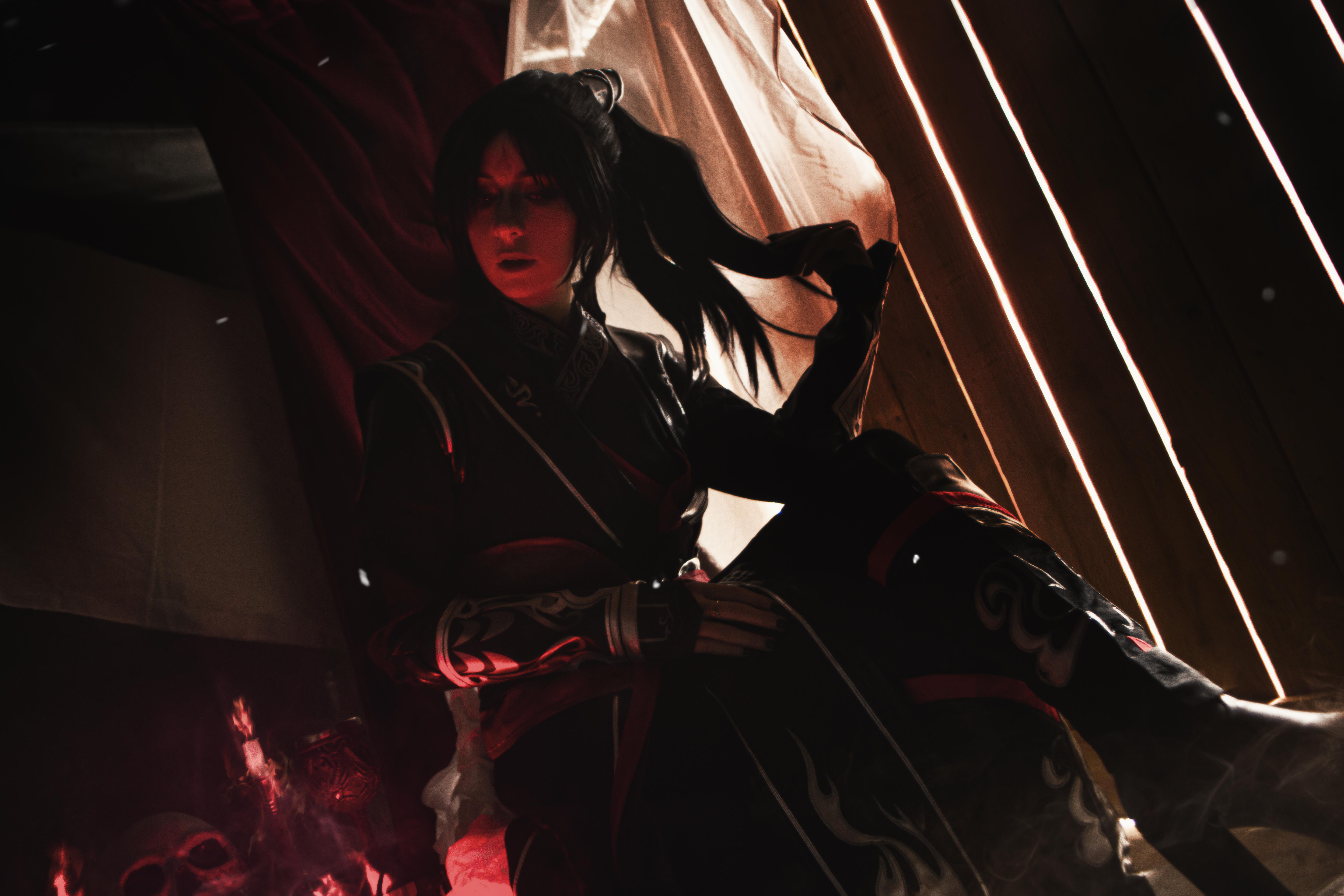 5760x3840 New pic of my Luo BingHe cosplay by Steeve Li Photography <3 I look so evil I like it xD