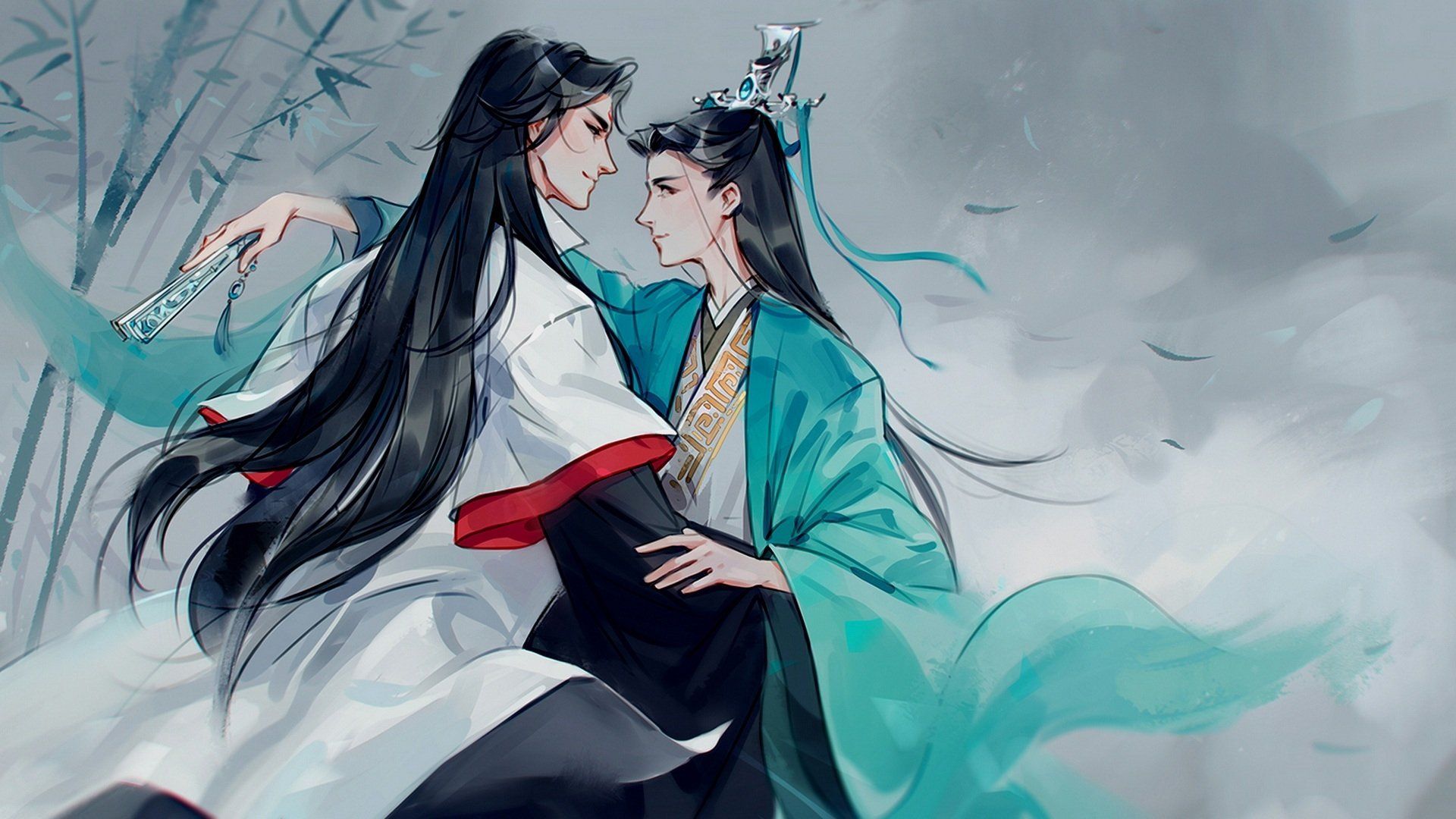 1920x1080 Download Shen Qingqiu Luo Binghe Anime The Scum Villain's Self Saving System HD Wallpaperx1080