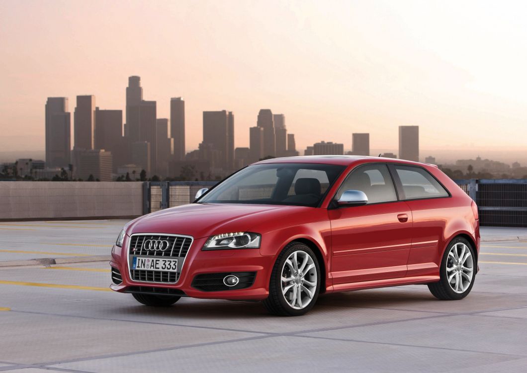 1060x750 Wallpaper Red Audi a 4 Sedan on Road During Daytime, Background Free Image