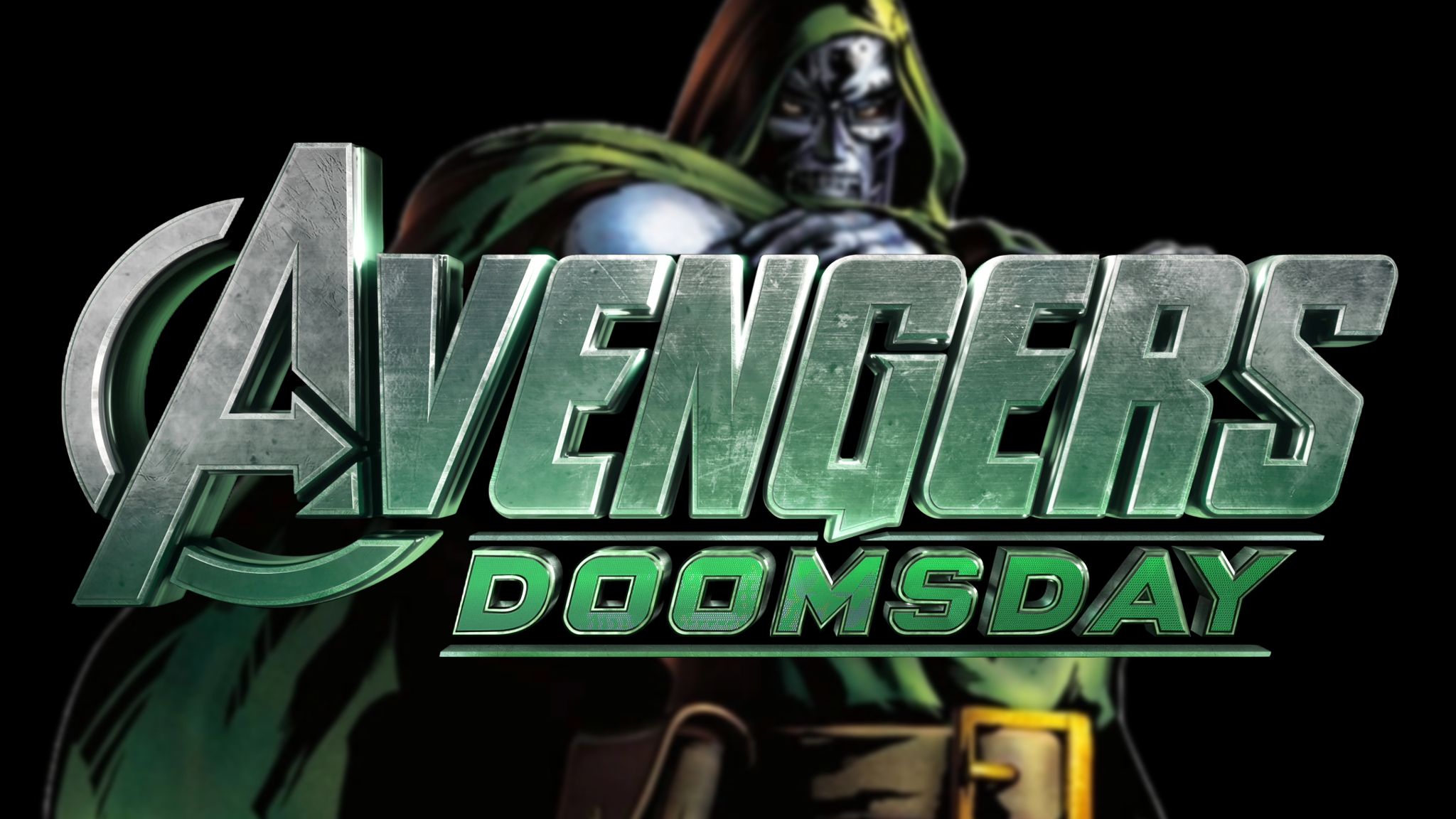 2048x1152 Doom Faces Spider Man, Hulk, Wolverine, & Cavillrine In Avengers: Doomsday Fan